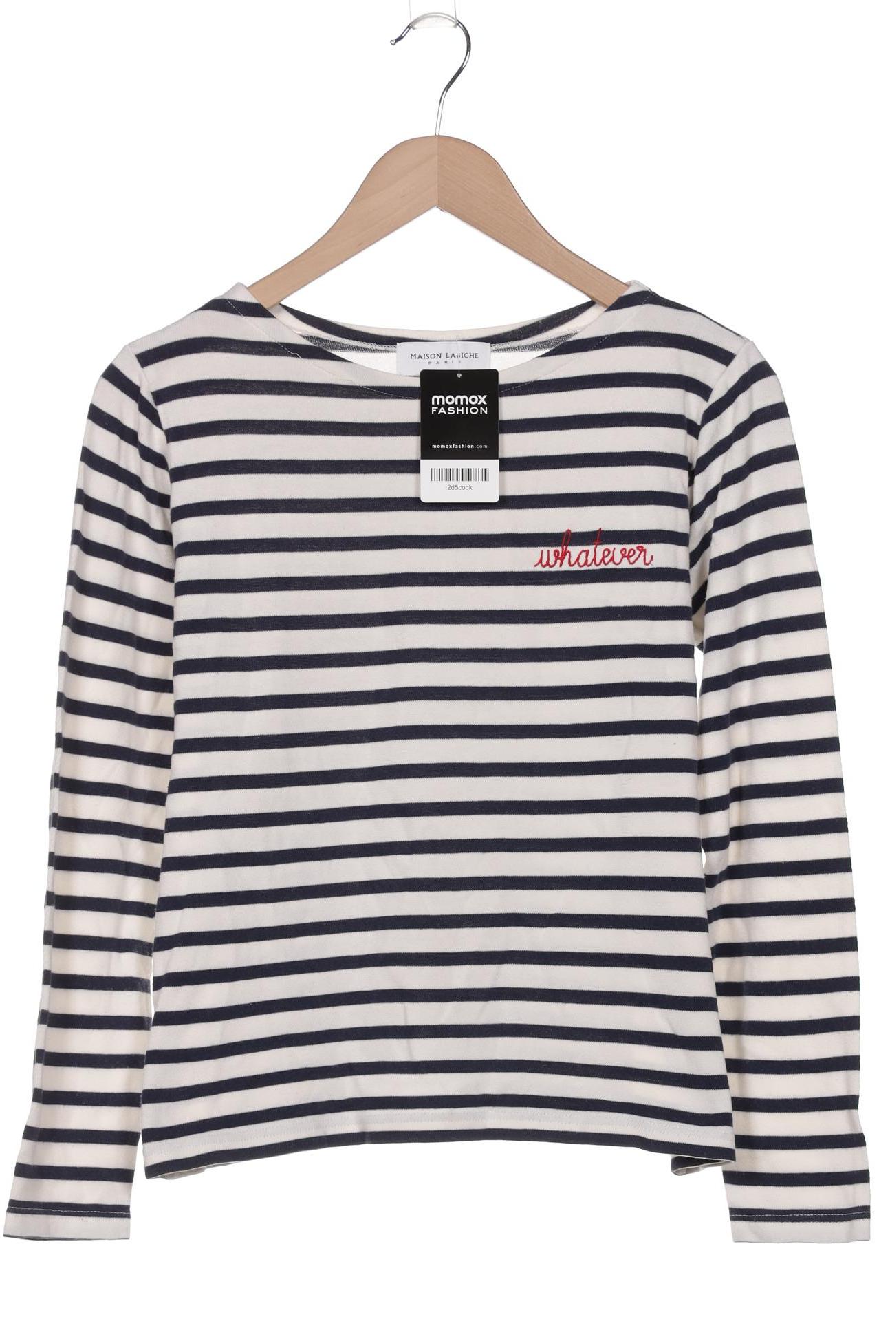 

Maison Labiche Damen Langarmshirt, weiß, Gr. 38