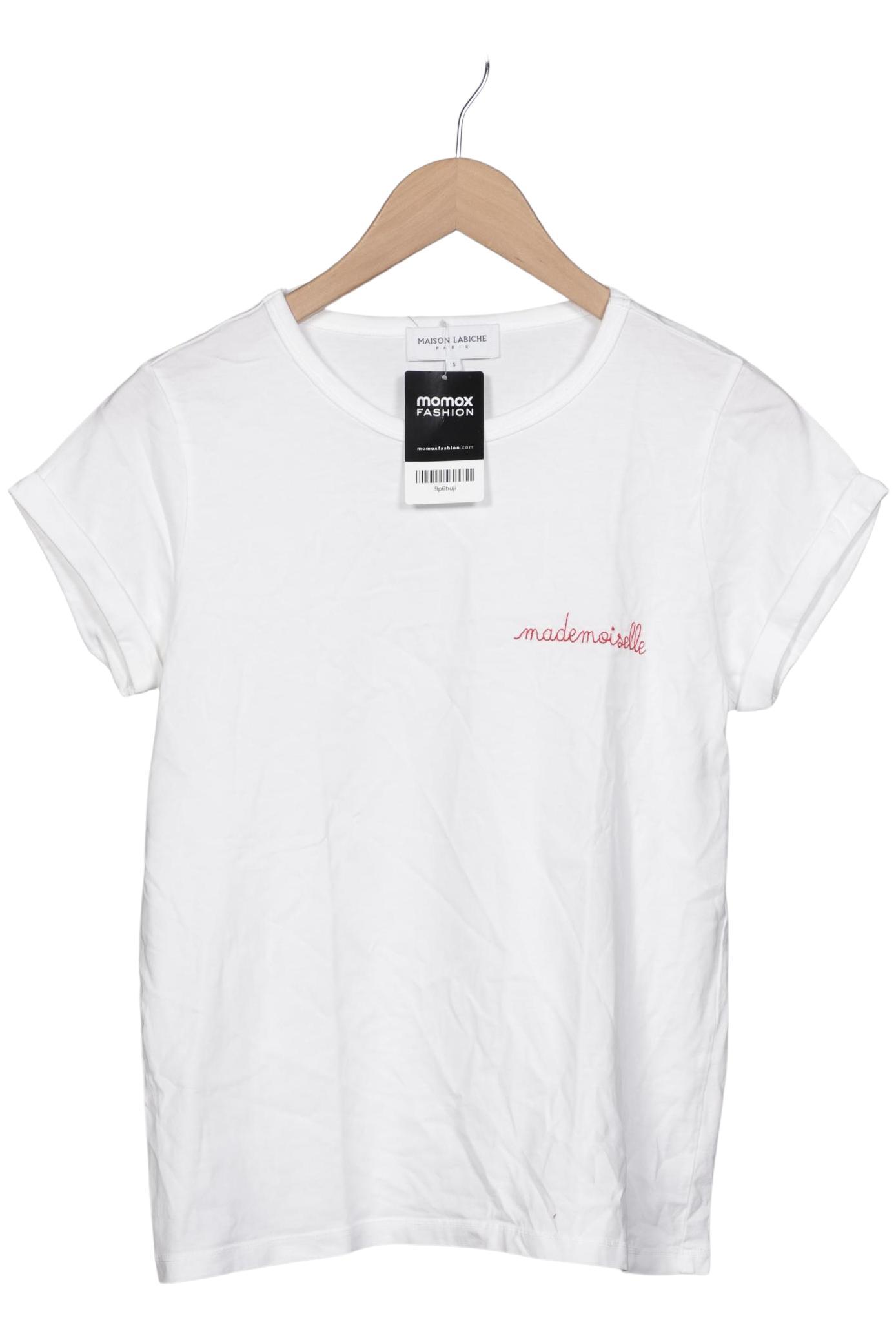 

Maison Labiche Damen T-Shirt, weiß, Gr. 36