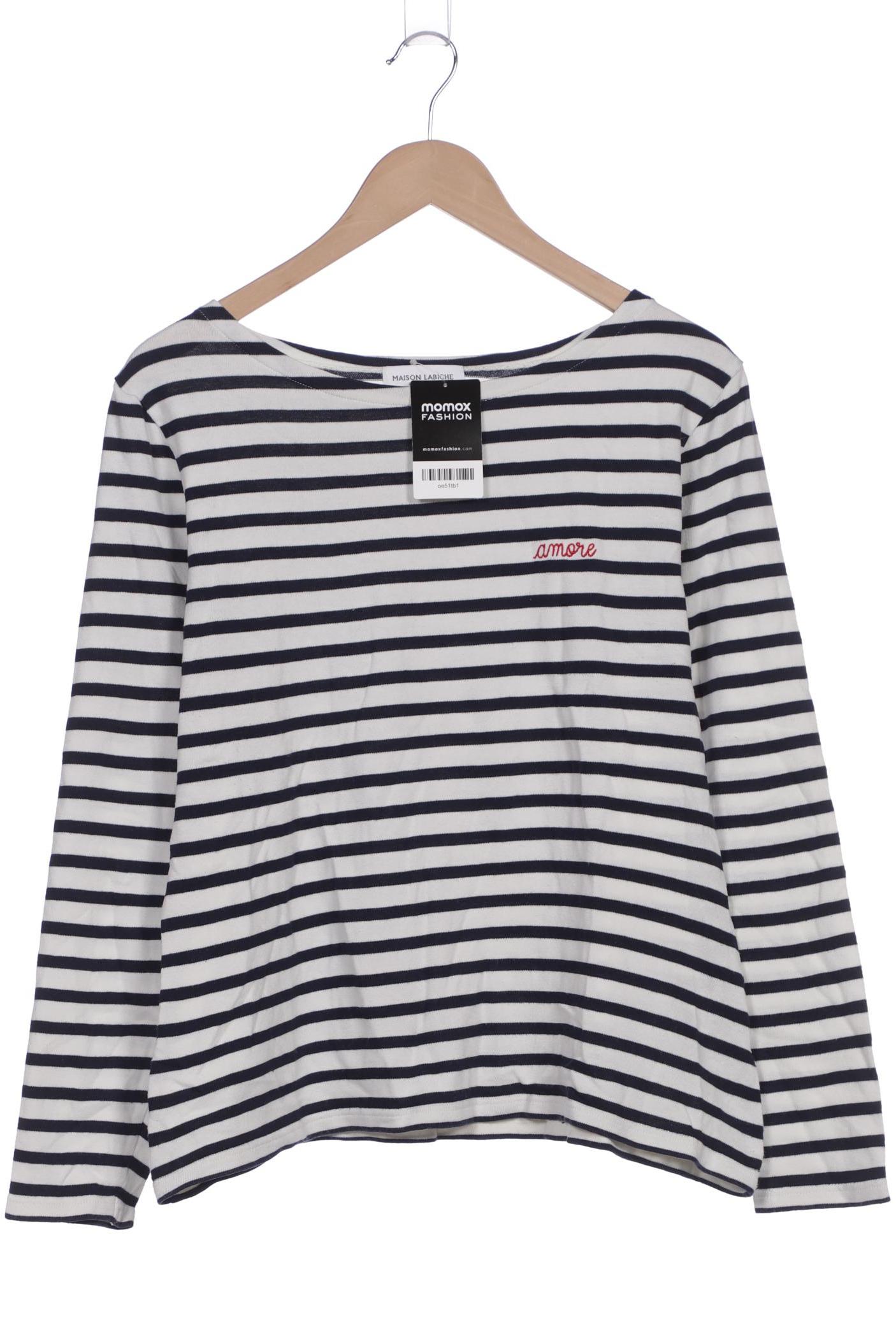 

Maison Labiche Damen Langarmshirt, weiß, Gr. 44
