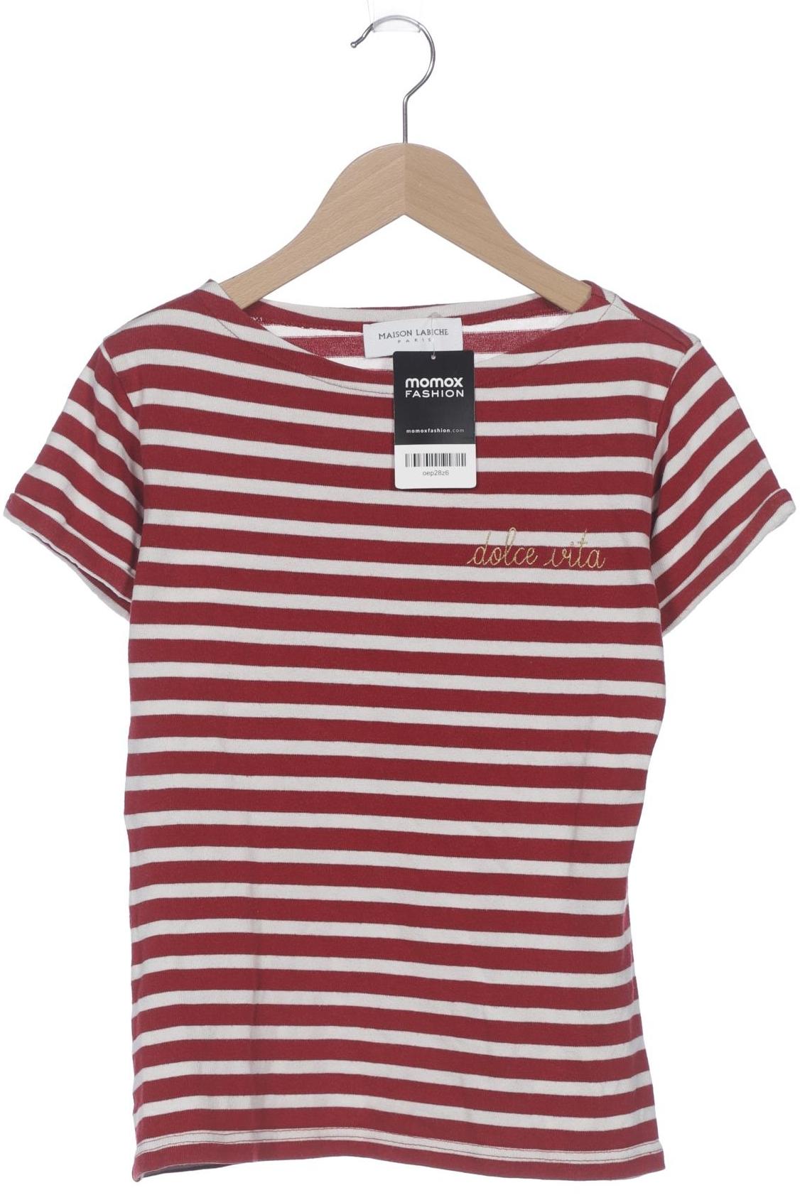 

Maison Labiche Damen T-Shirt, bordeaux, Gr. 36