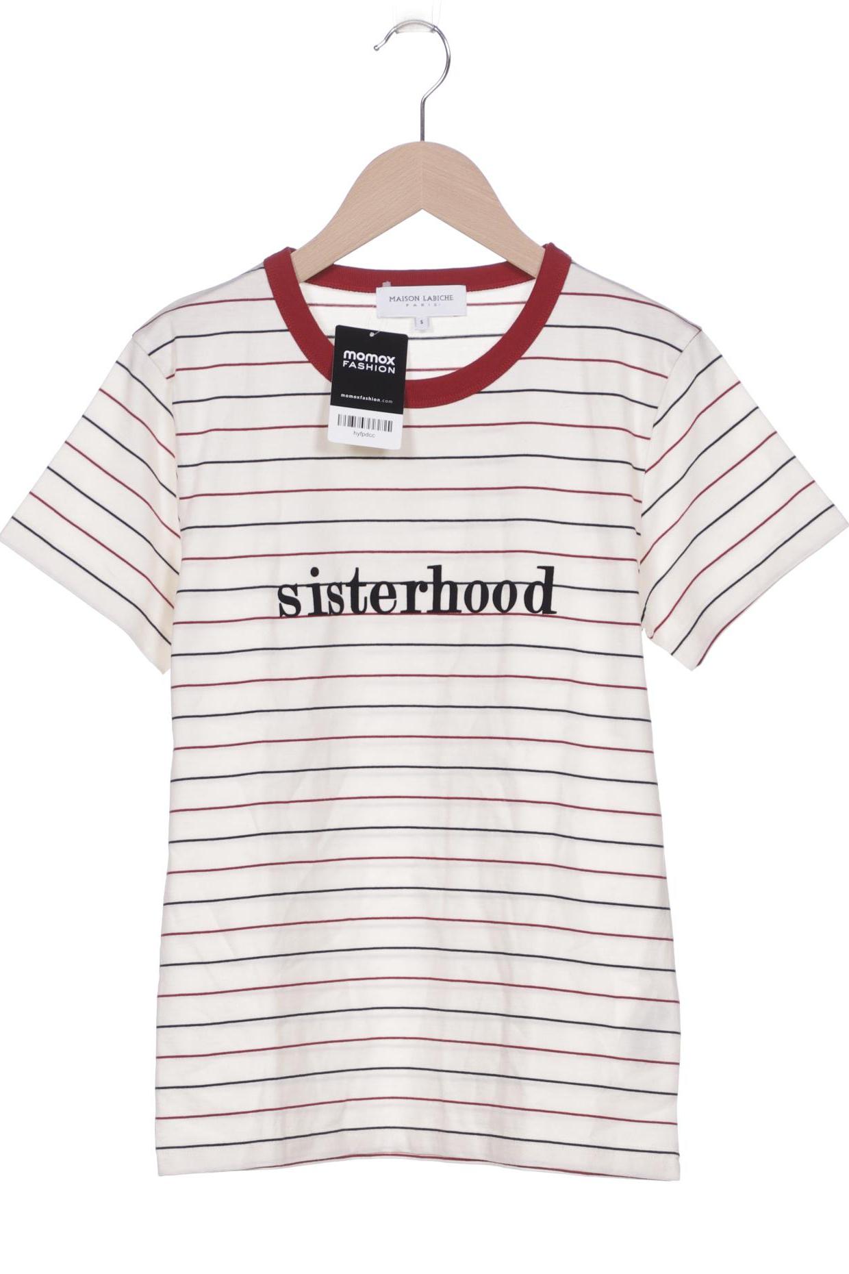 

MAISON LABICHE Damen T-Shirt, cremeweiß