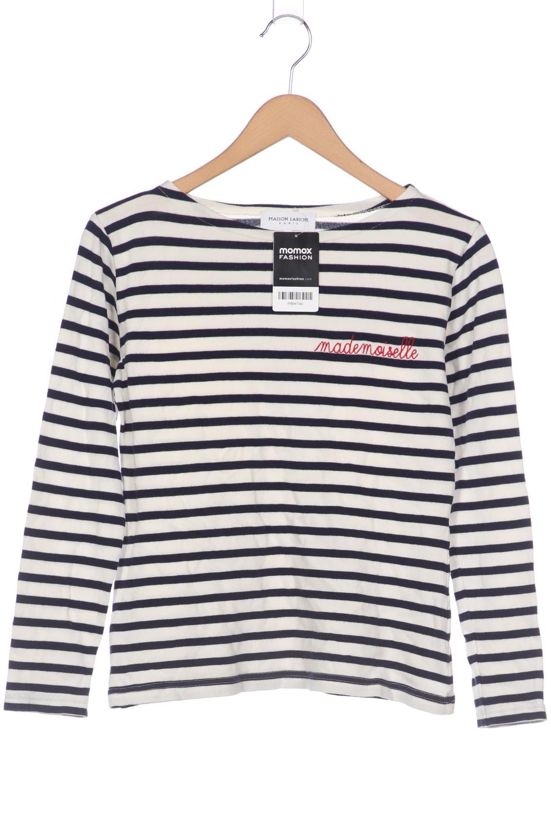 

Maison Labiche Damen Langarmshirt, weiß, Gr. 38