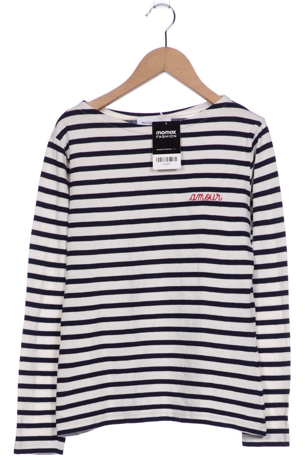

Maison Labiche Damen Langarmshirt, weiß, Gr. 38