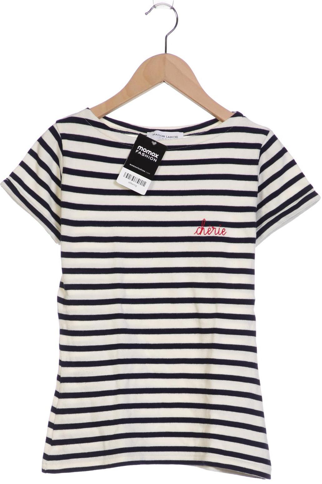 

MAISON LABICHE Damen T-Shirt, weiß