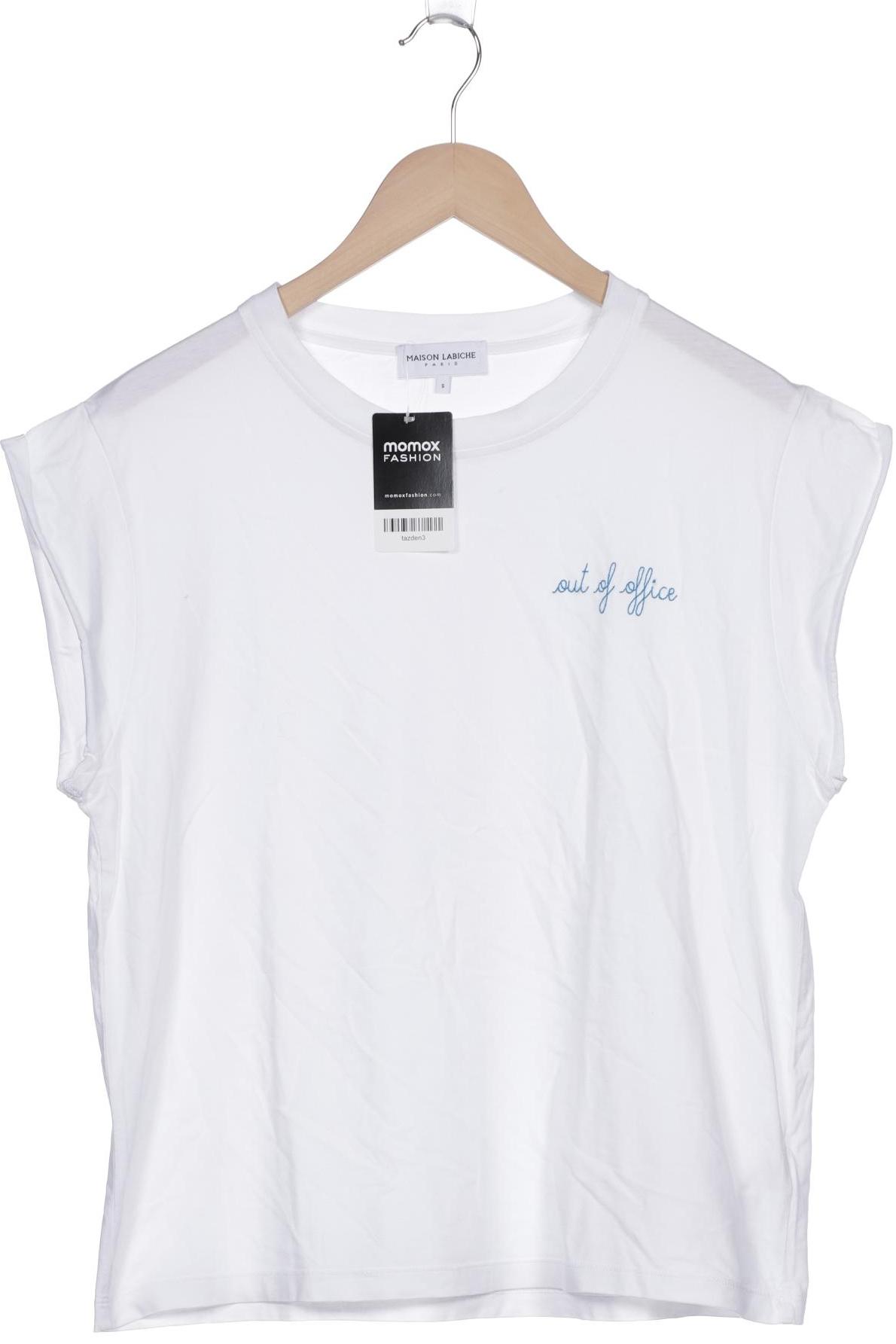 

MAISON LABICHE Damen T-Shirt, weiß