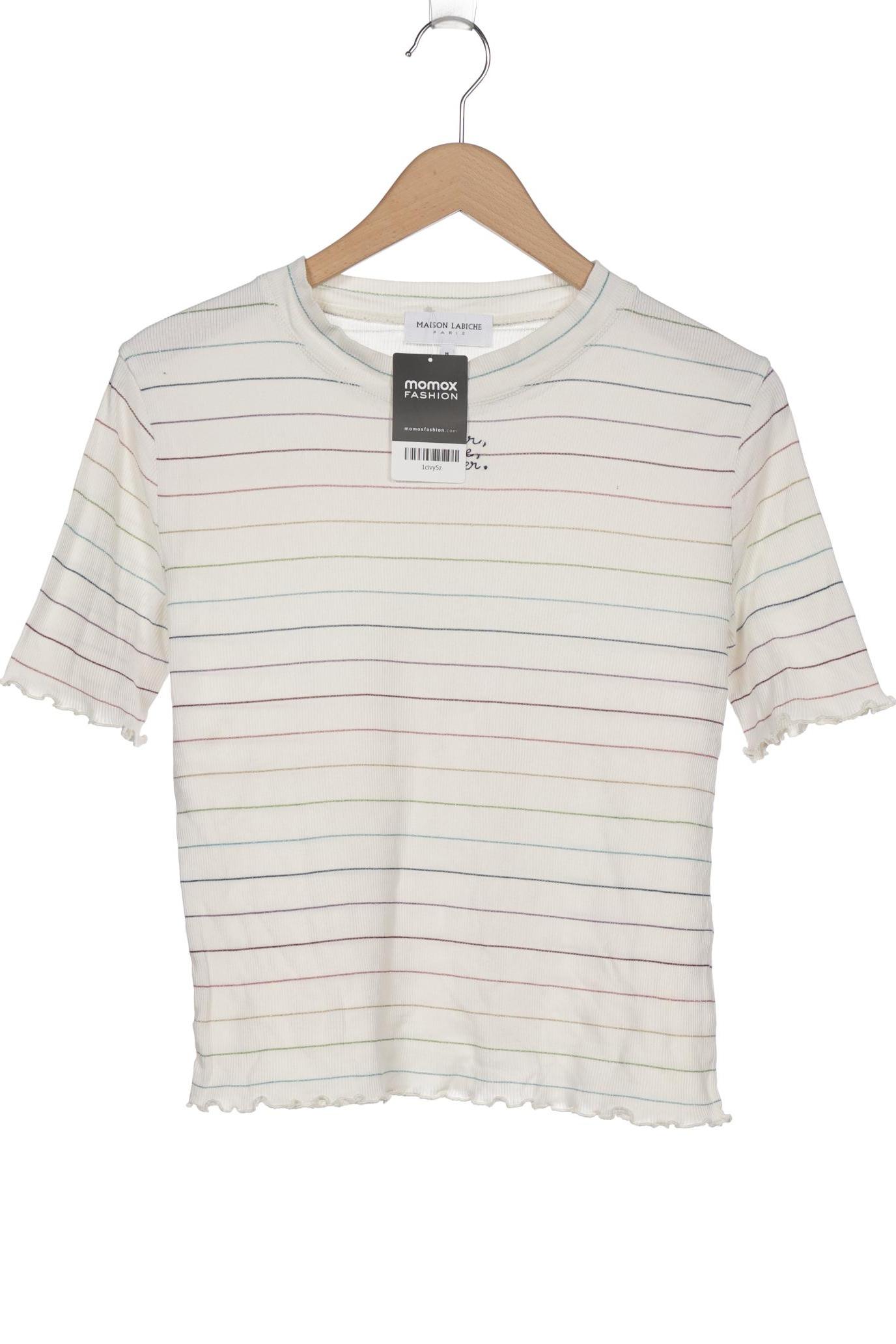 

MAISON LABICHE Damen T-Shirt, cremeweiß