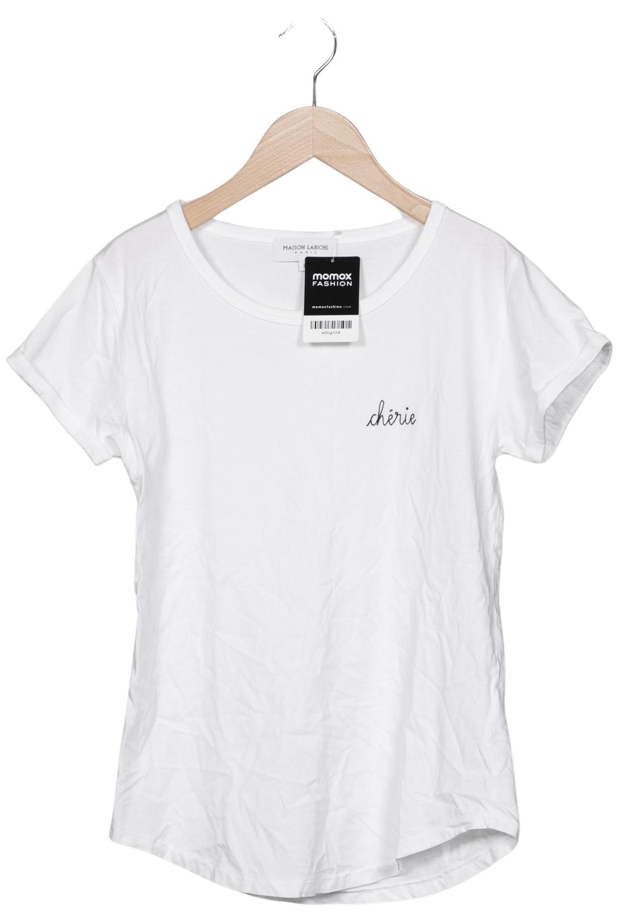 

Maison Labiche Damen T-Shirt, weiß, Gr. 36
