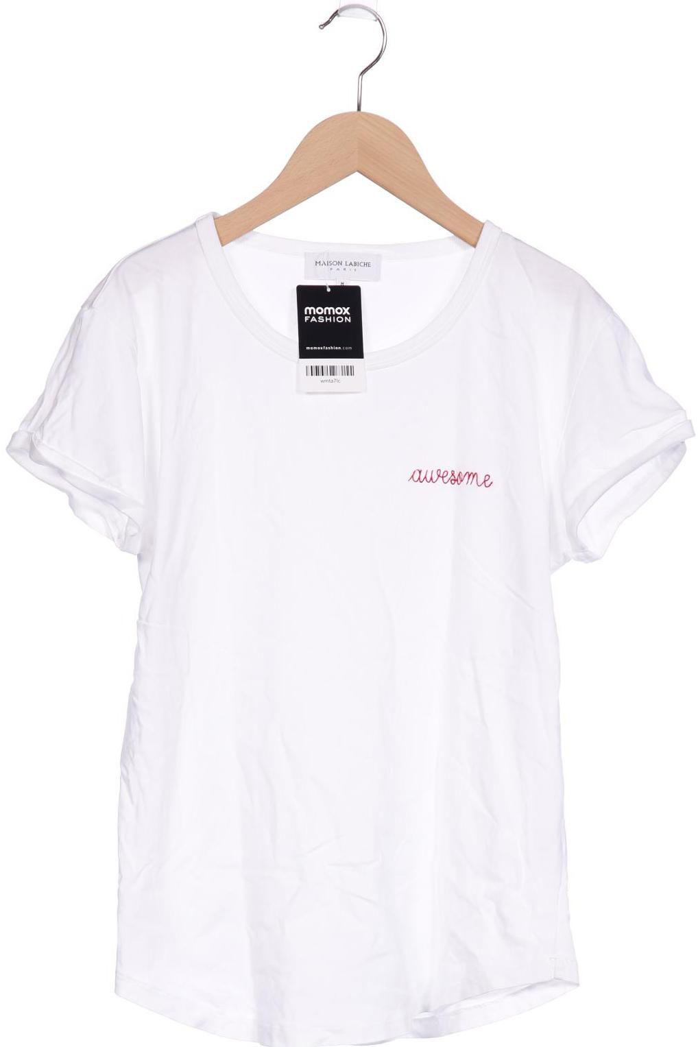 

MAISON LABICHE Damen T-Shirt, weiß