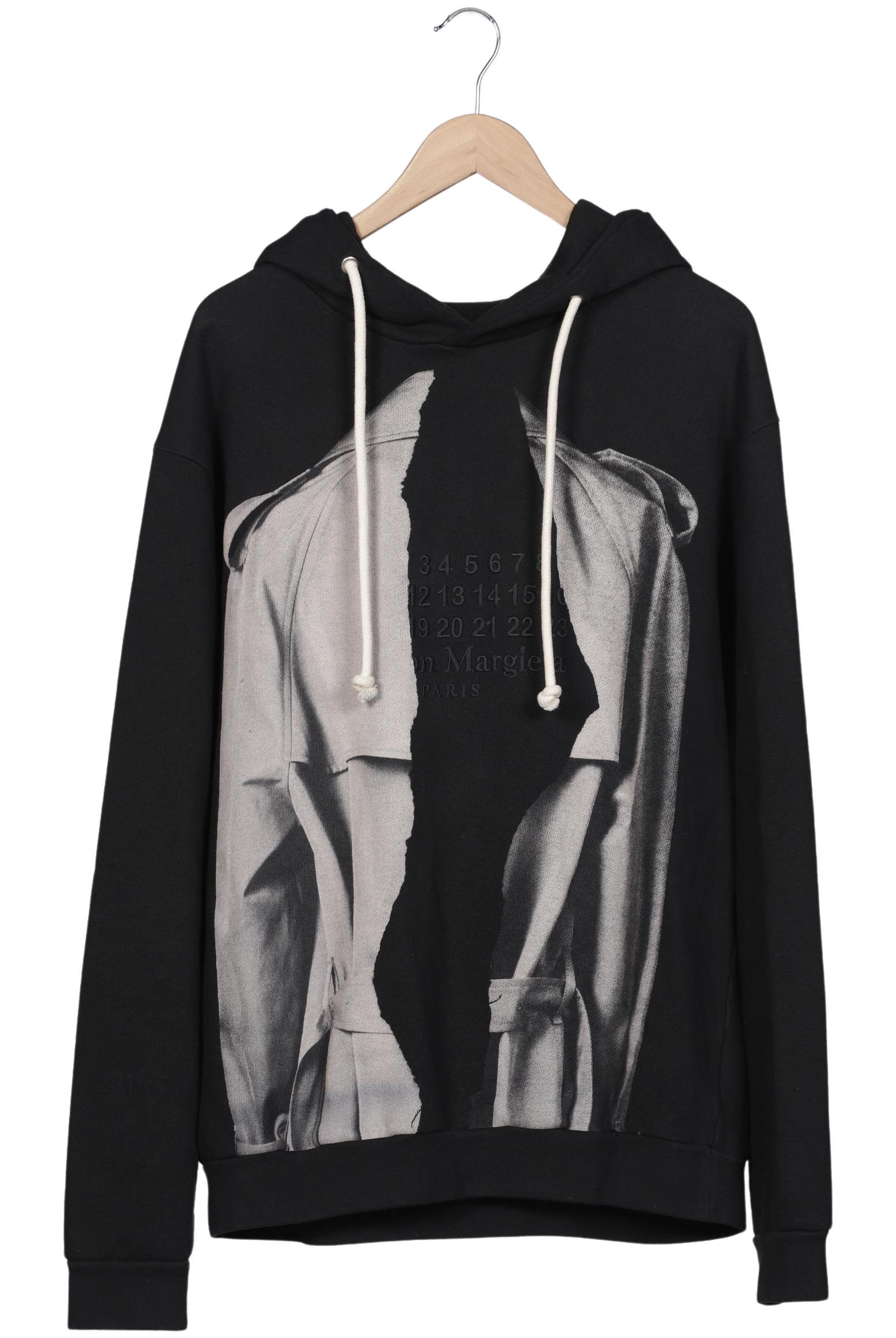 

Maison Martin Margiela Herren Kapuzenpullover, schwarz, Gr. 50