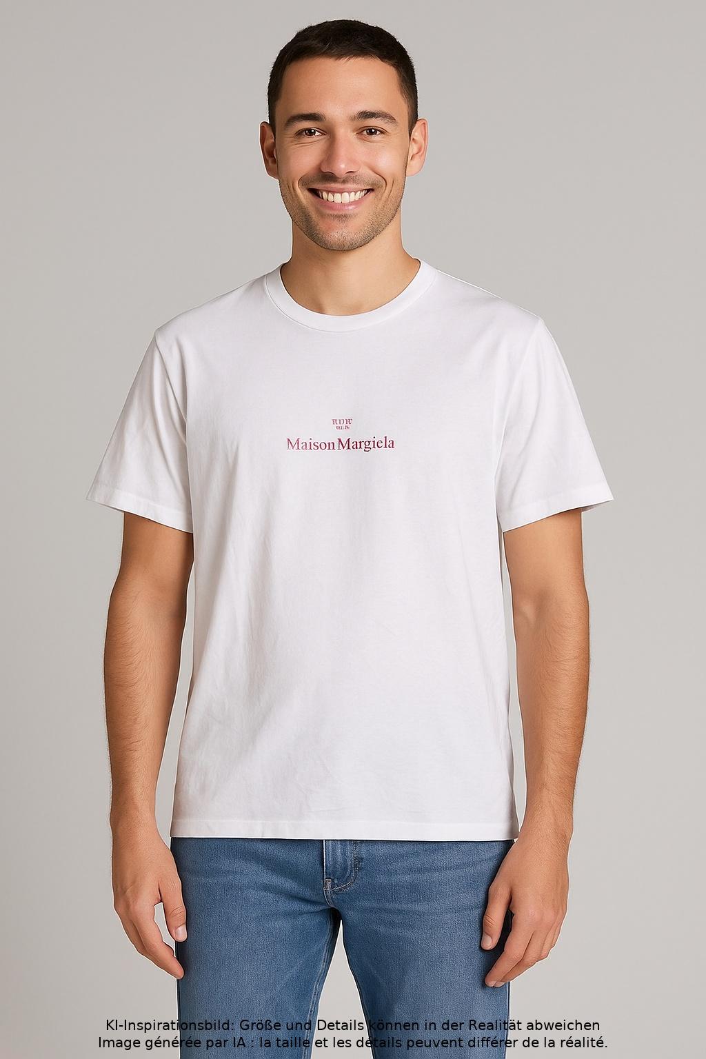 

Maison Martin Margiela Herren T-Shirt, weiß, Gr. 48