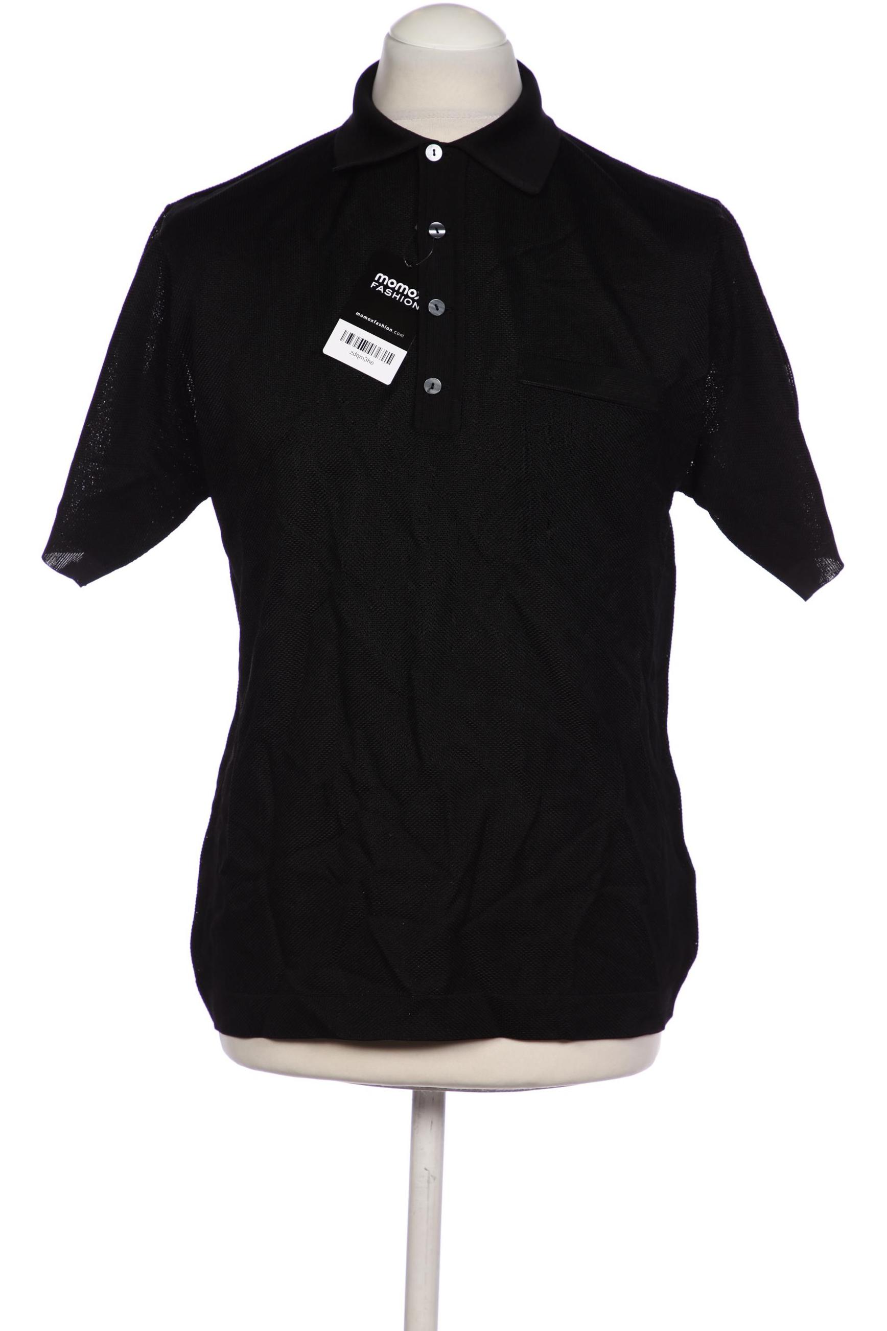 

Maison Montagut Herren Poloshirt, schwarz, Gr. 52
