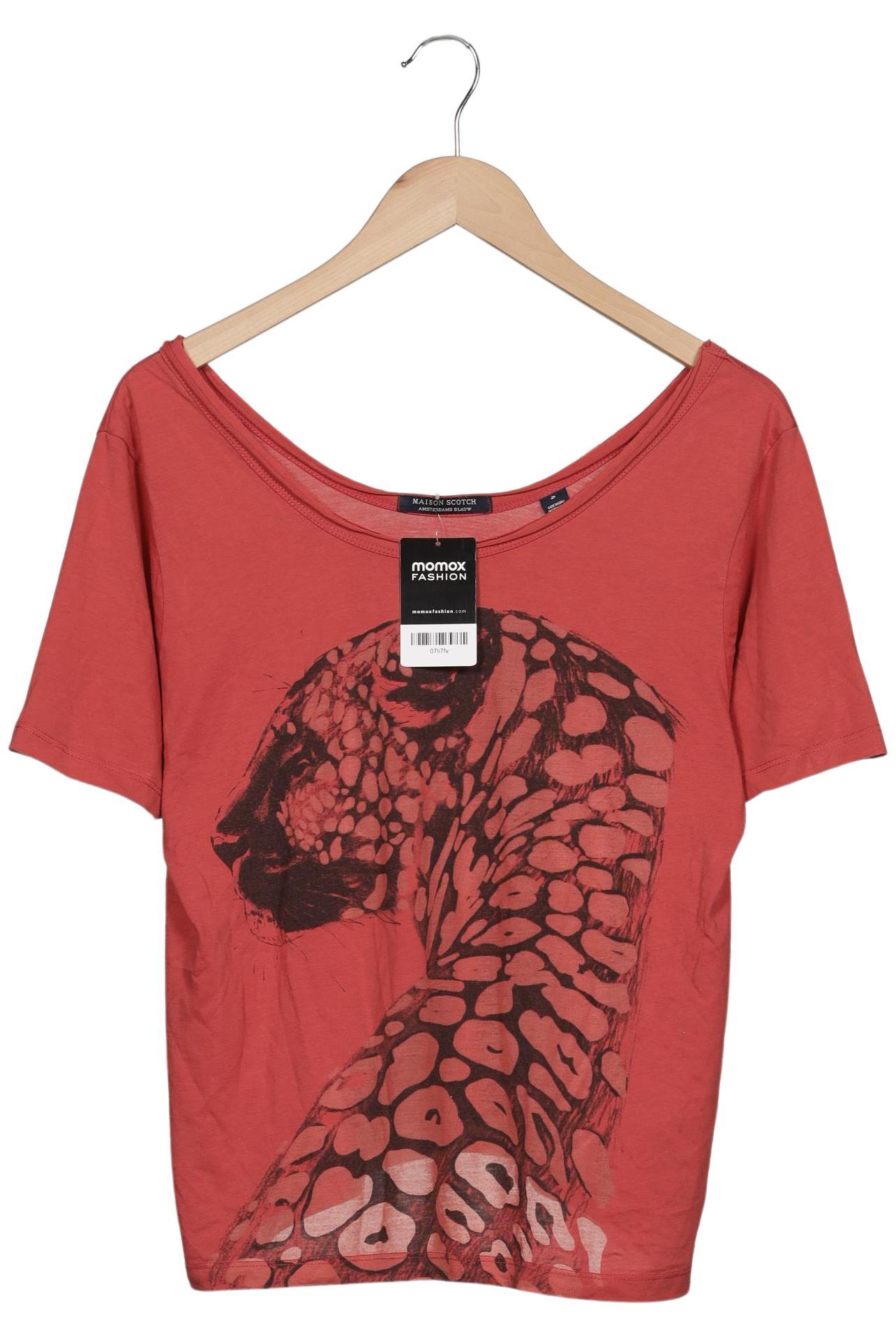 

Maison Scotch Damen T-Shirt, rot, Gr. 42