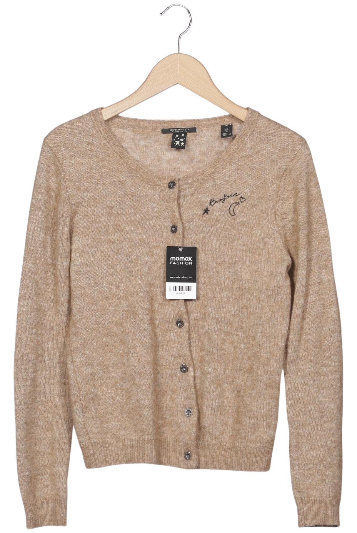 

Maison Scotch Damen Strickjacke, beige, Gr. 40