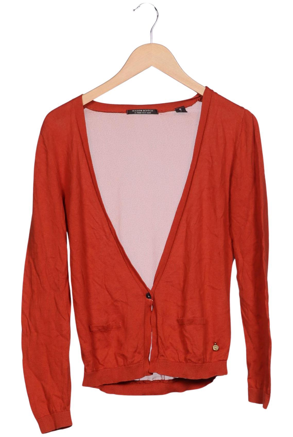 

Maison Scotch Damen Strickjacke, rot, Gr. 38