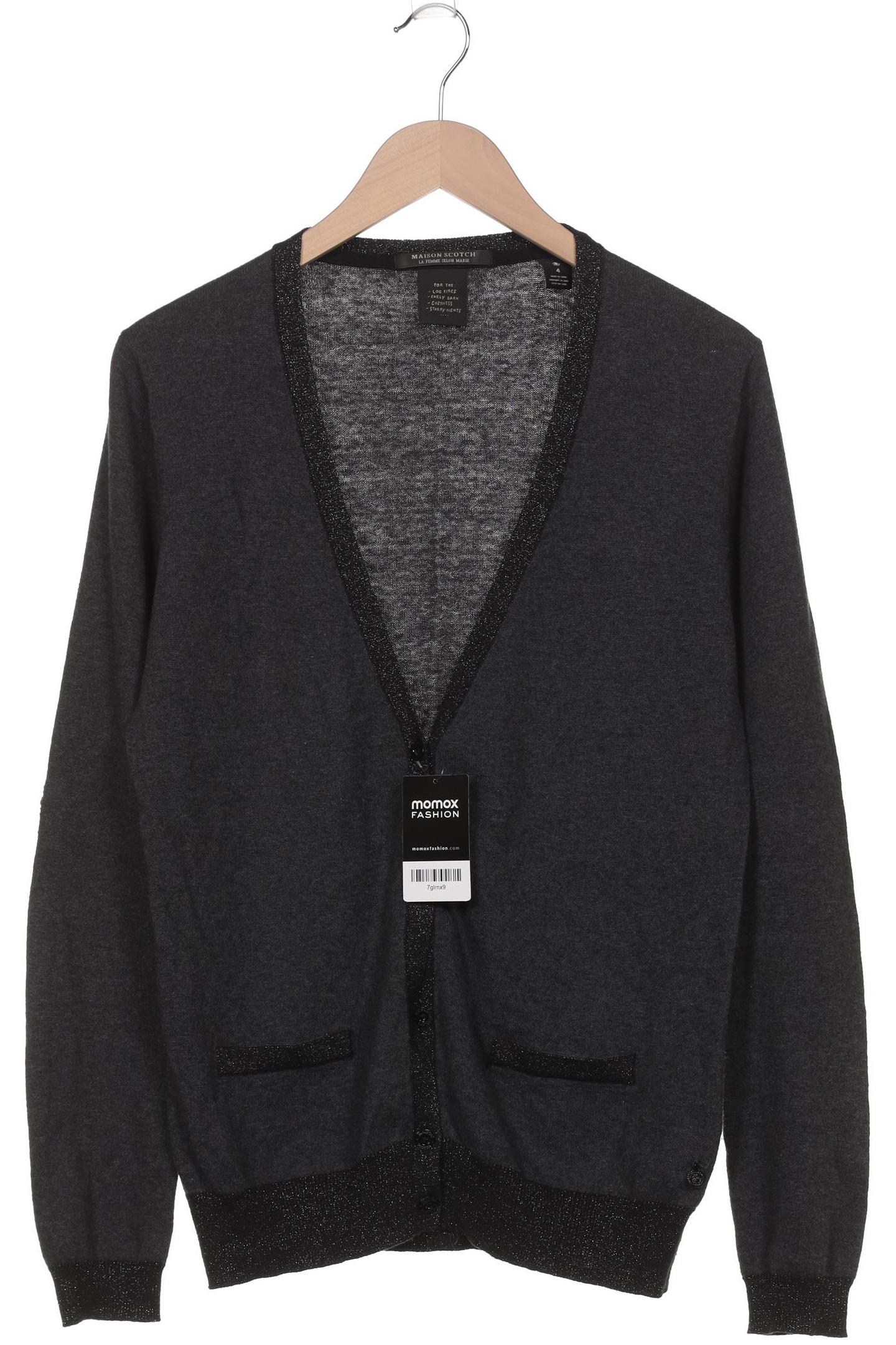 

Maison Scotch Damen Strickjacke, grau, Gr. 42
