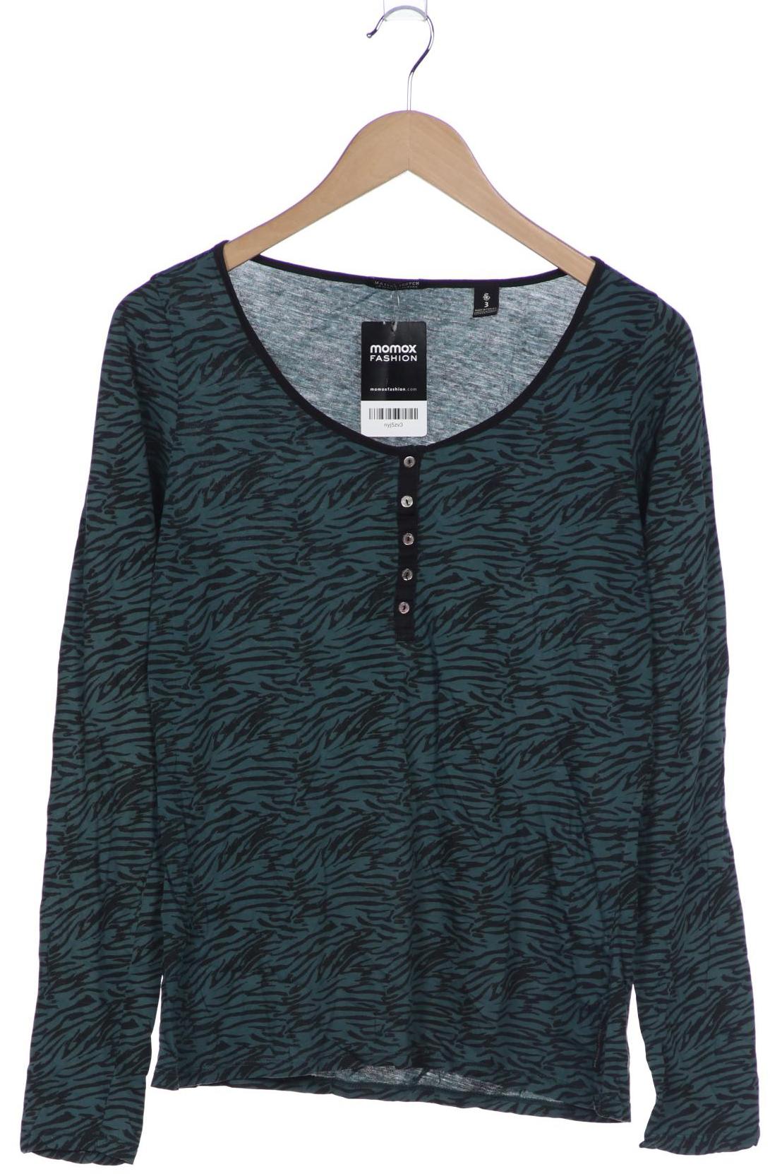 

Maison Scotch Damen Langarmshirt, türkis, Gr. 40