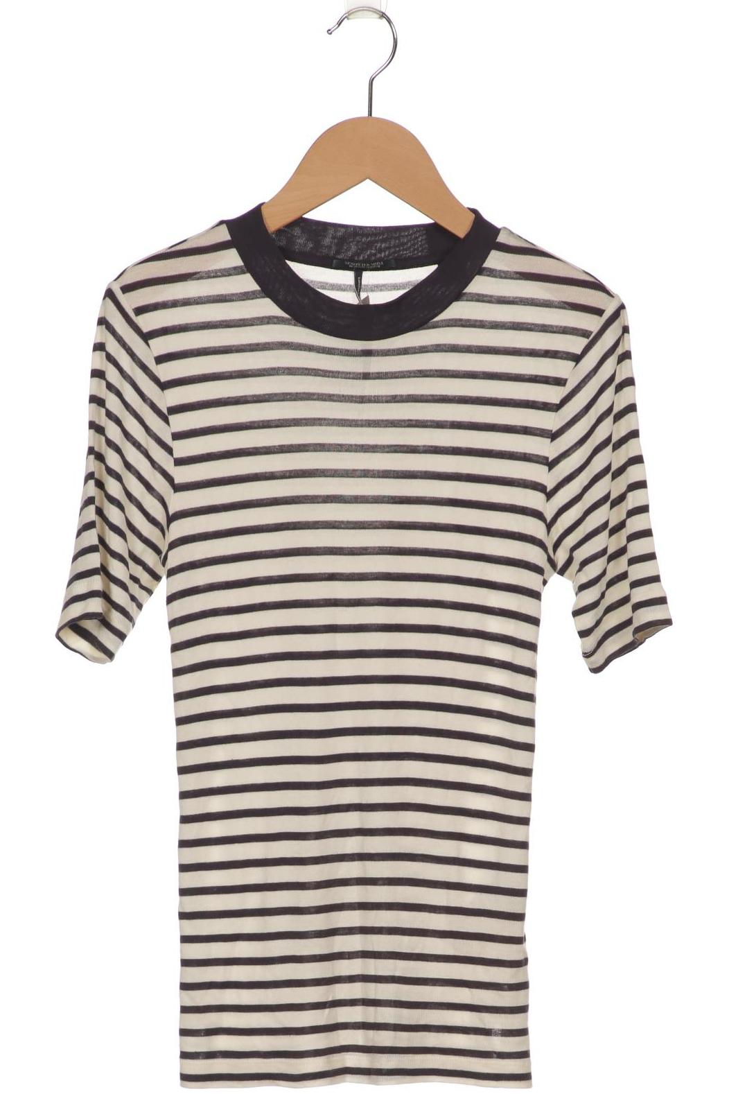 

Maison Scotch Damen T-Shirt, cremeweiß, Gr. 34