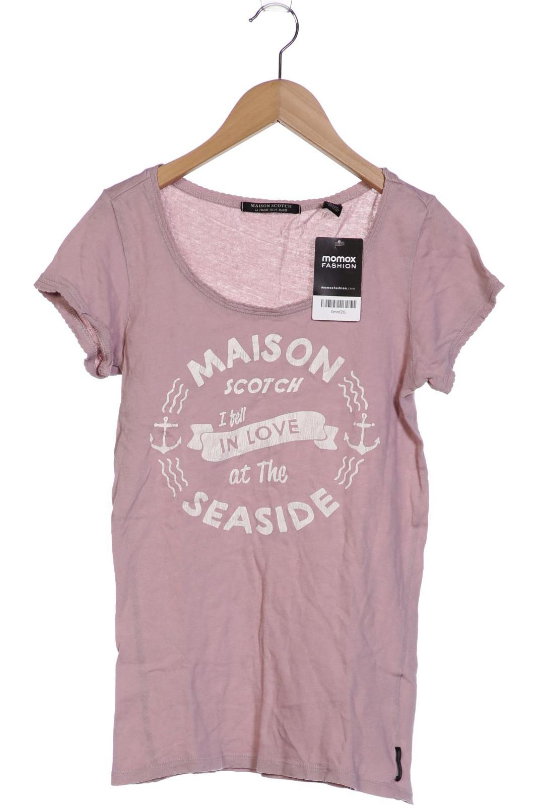 

Maison Scotch Damen T-Shirt, pink, Gr. 36
