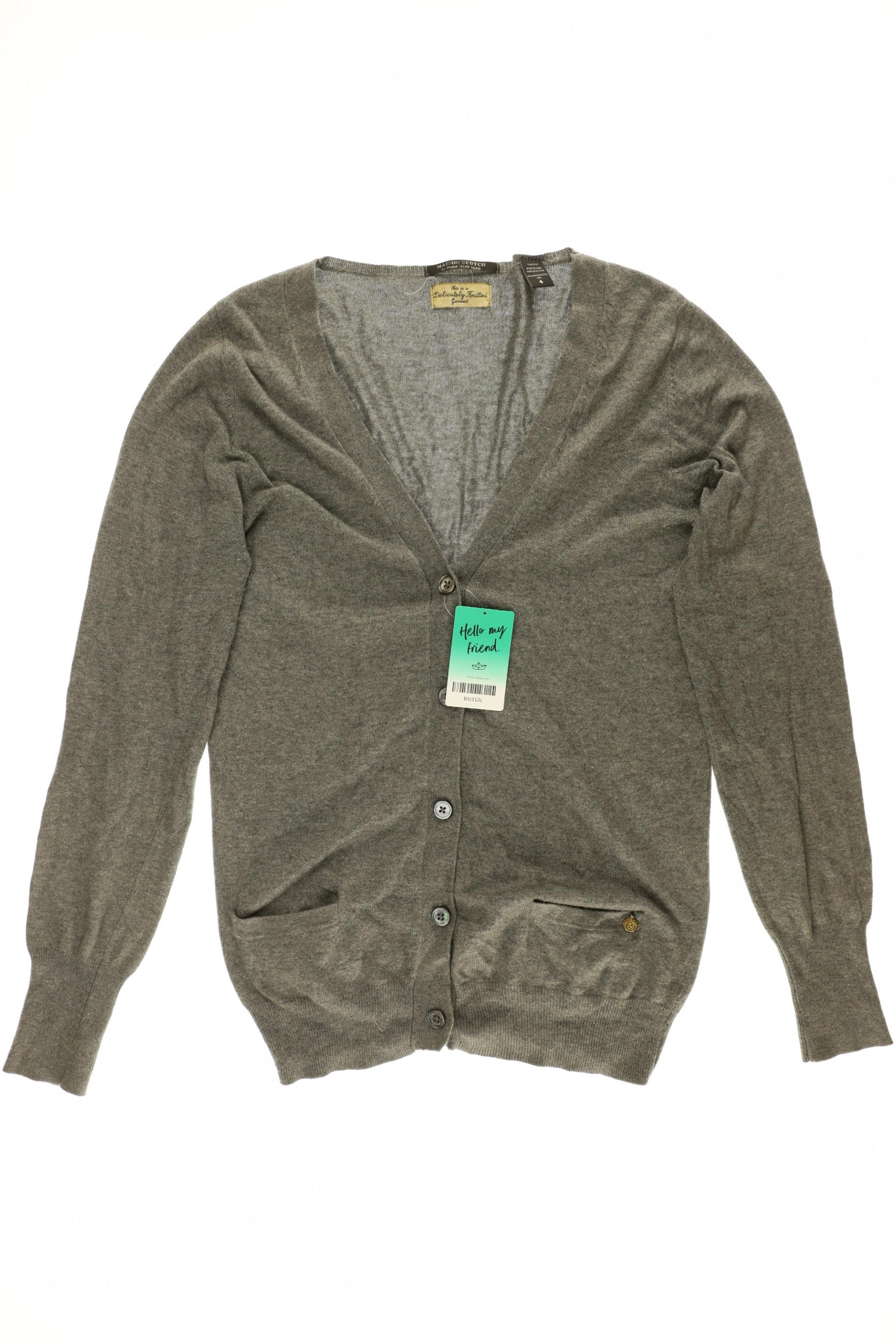 

Maison Scotch Damen Strickjacke, grau, Gr. 42