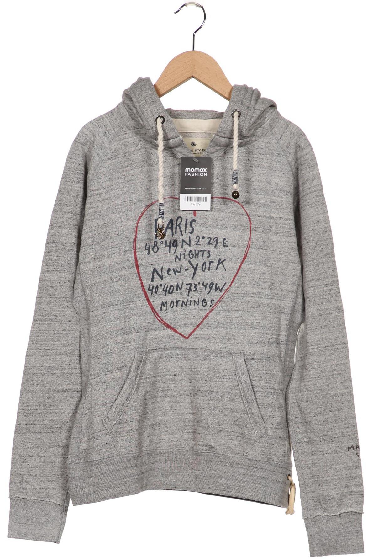 

Maison Scotch Damen Kapuzenpullover, grau