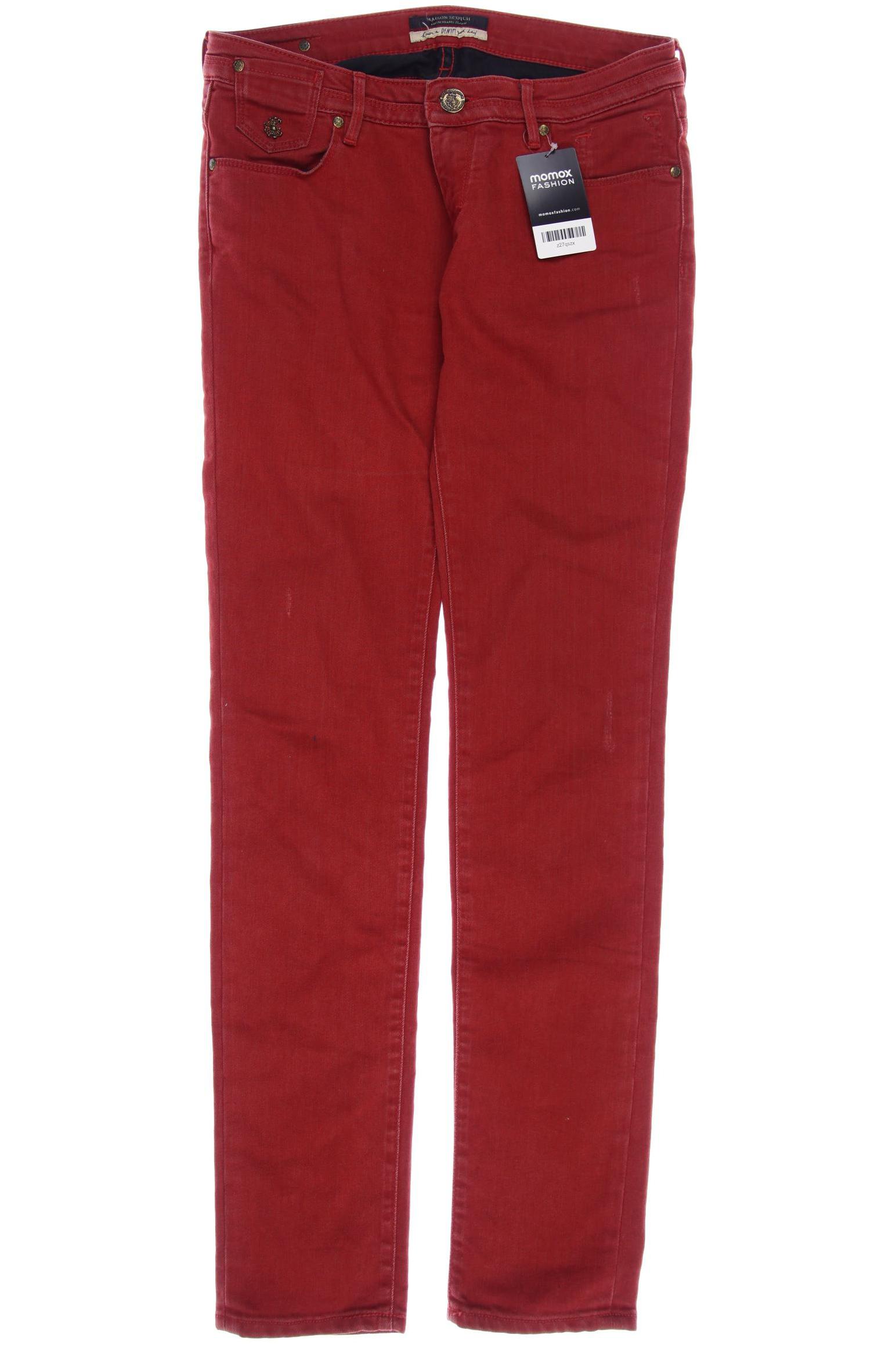 

Maison Scotch Damen Jeans, rot, Gr. 38