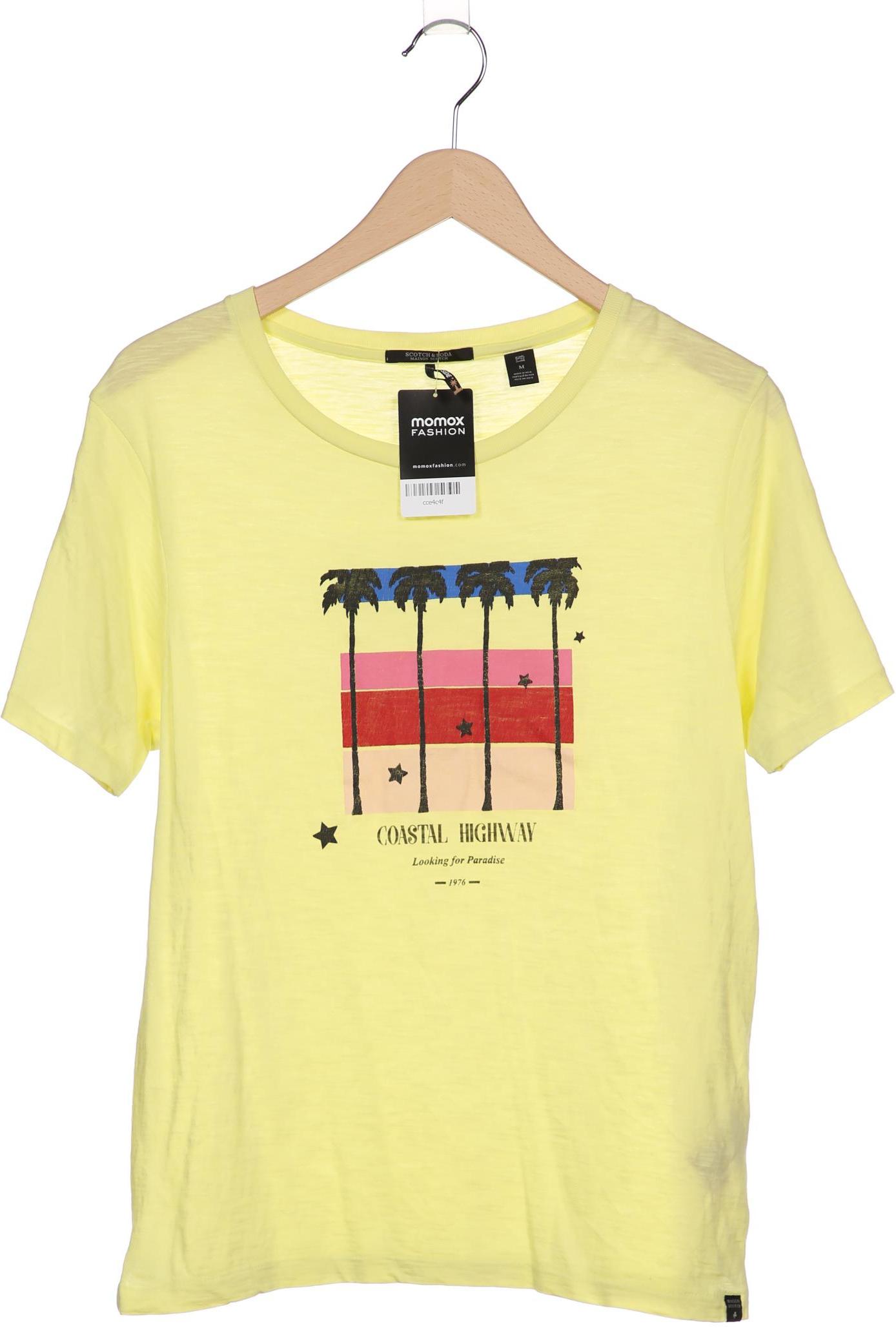 

Maison Scotch Damen T-Shirt, gelb, Gr. 38