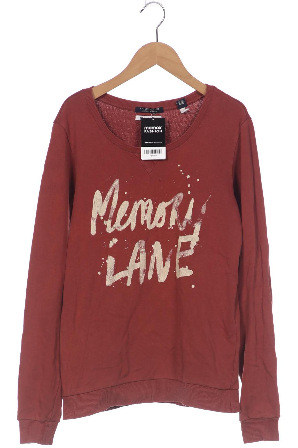 

Maison Scotch Damen Sweatshirt, rot, Gr. 36