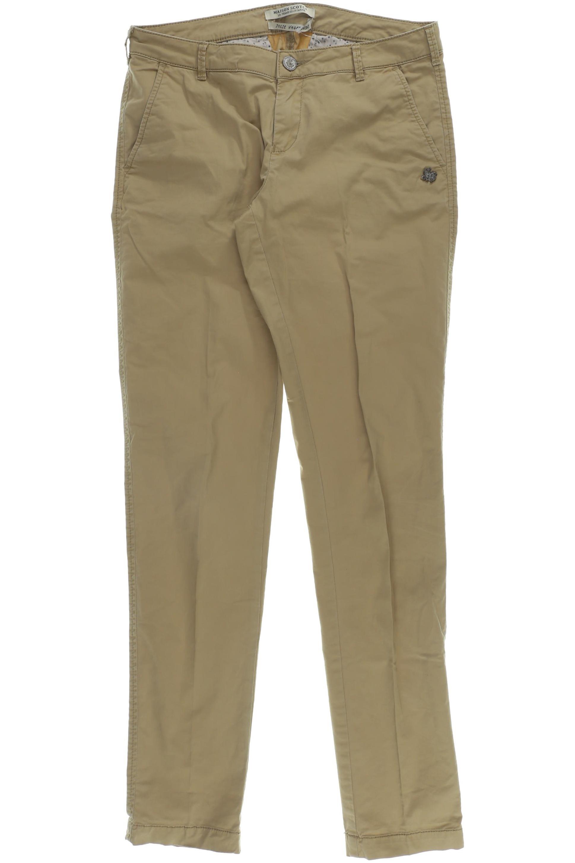 

Maison Scotch Damen Stoffhose, braun, Gr. 27