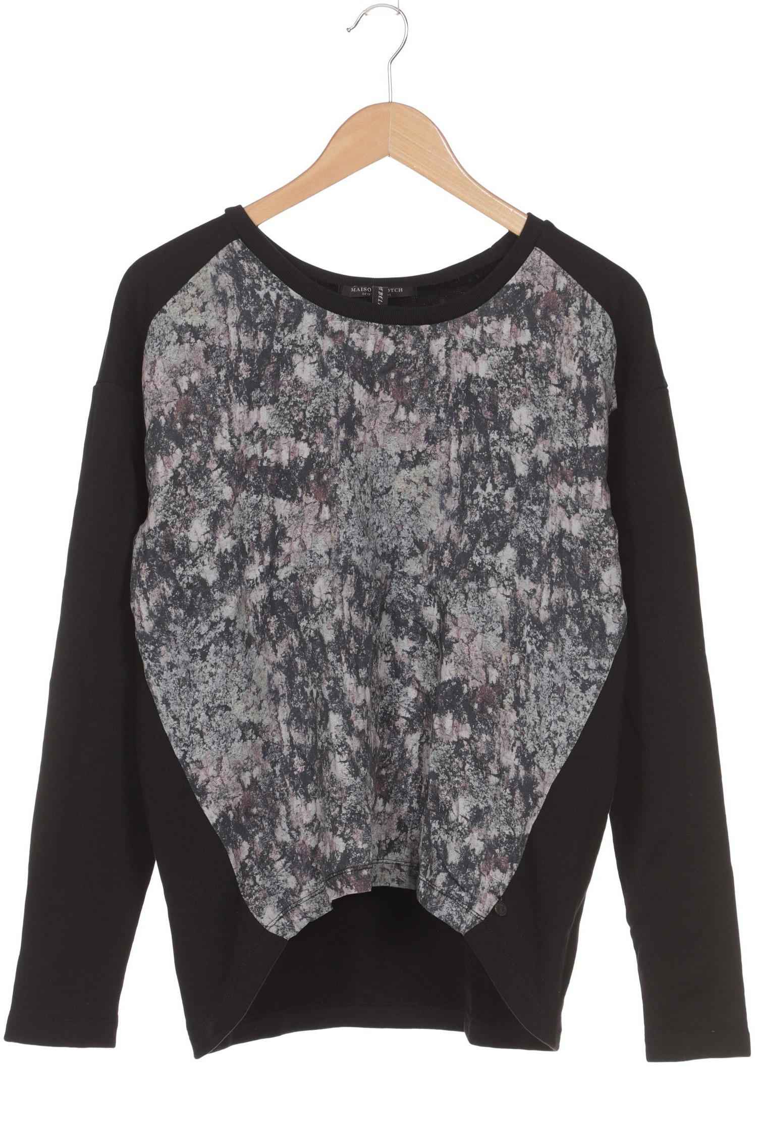 

Maison Scotch Damen Sweatshirt, schwarz, Gr. 46