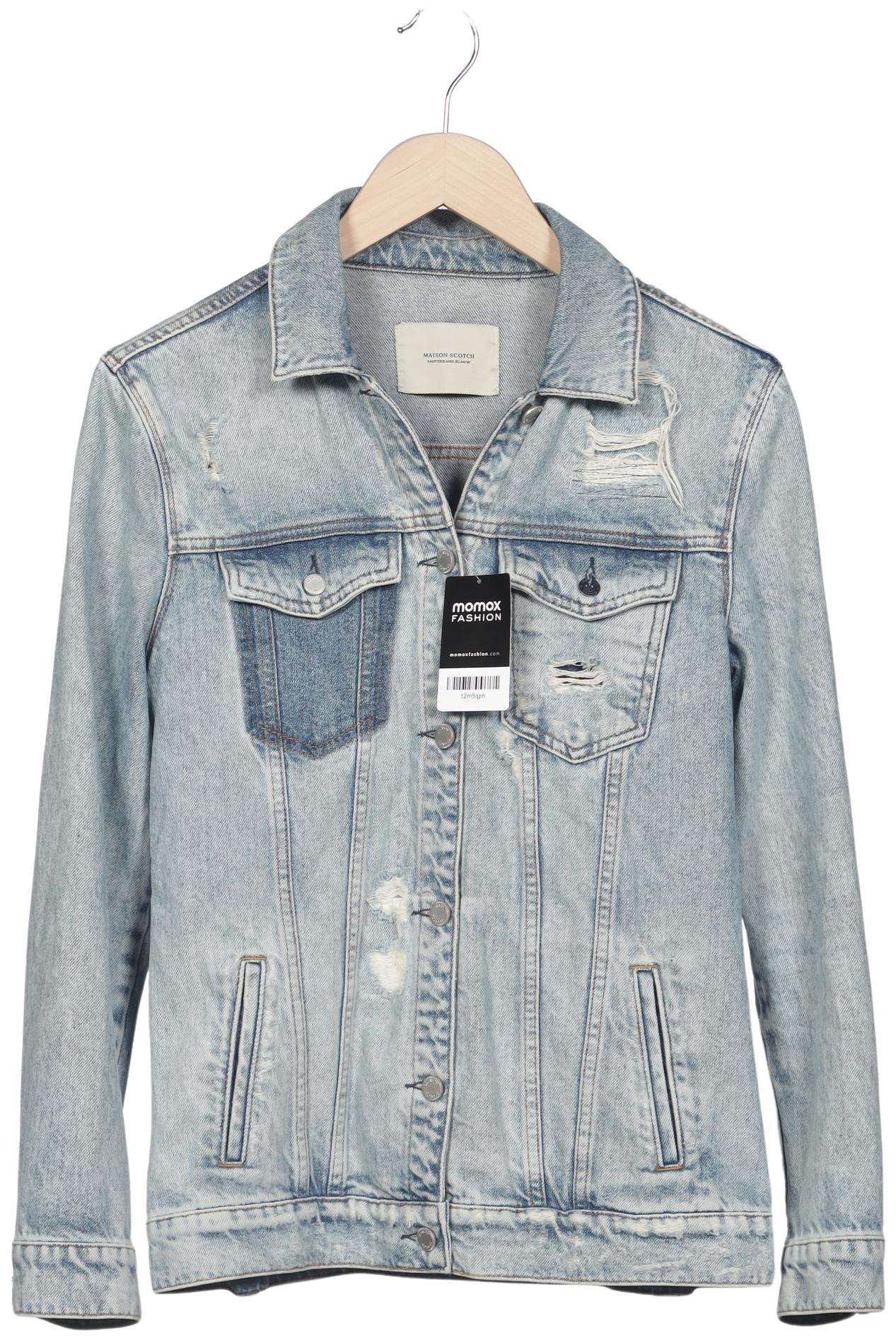 

Maison Scotch Damen Jacke, hellblau, Gr. 38