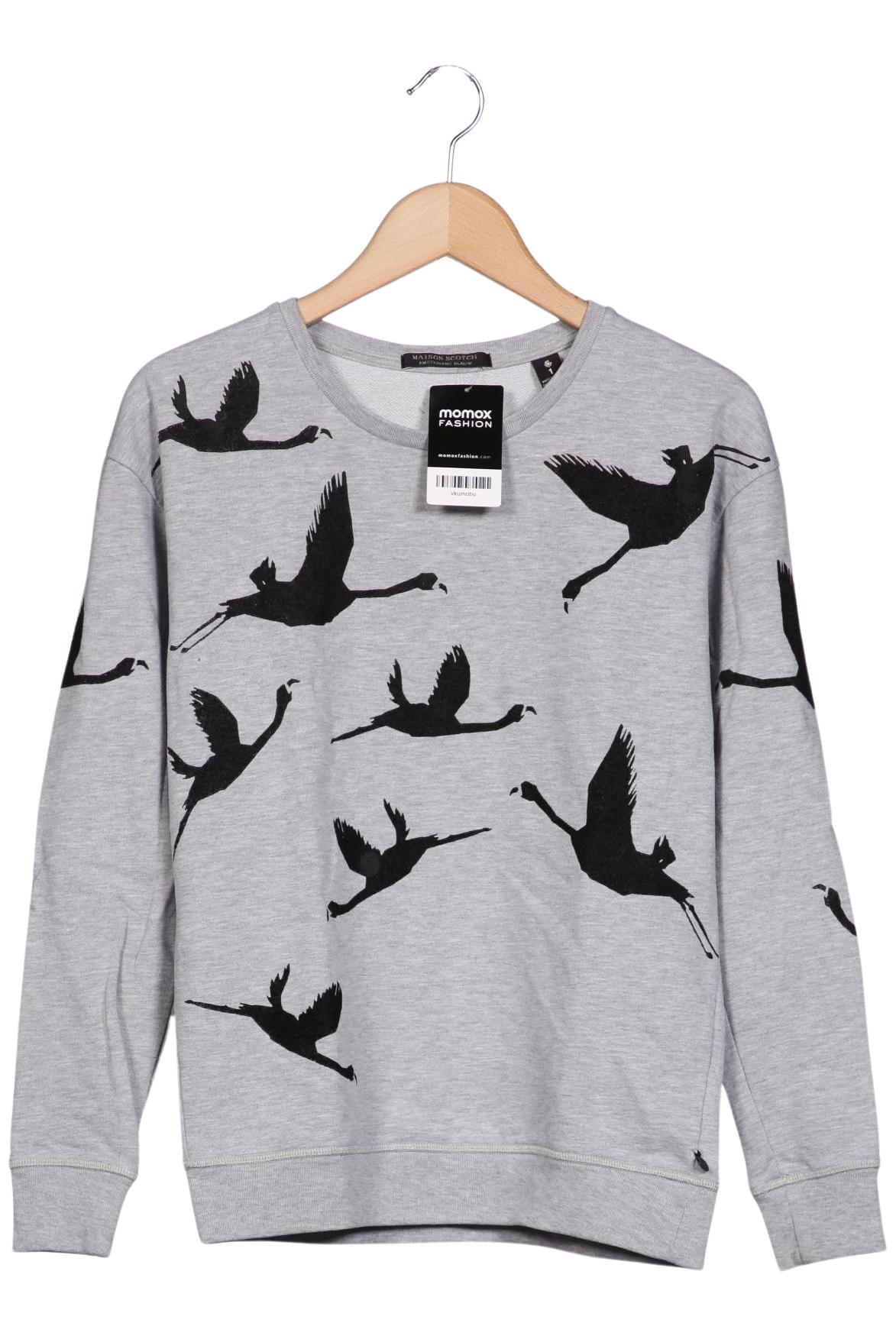

Maison Scotch Damen Sweatshirt, grau, Gr. 36