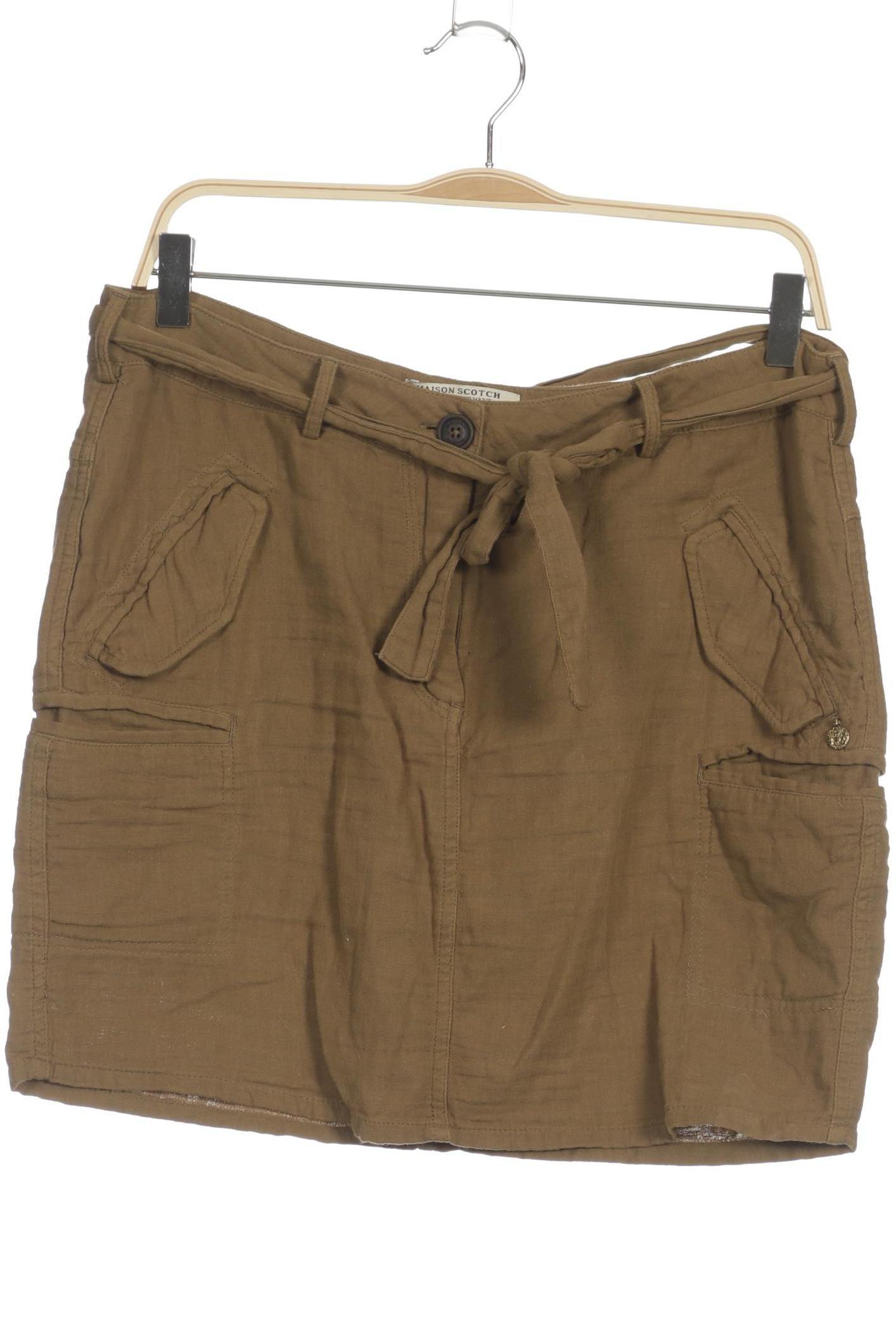 

Maison Scotch Damen Rock, grün, Gr. 38