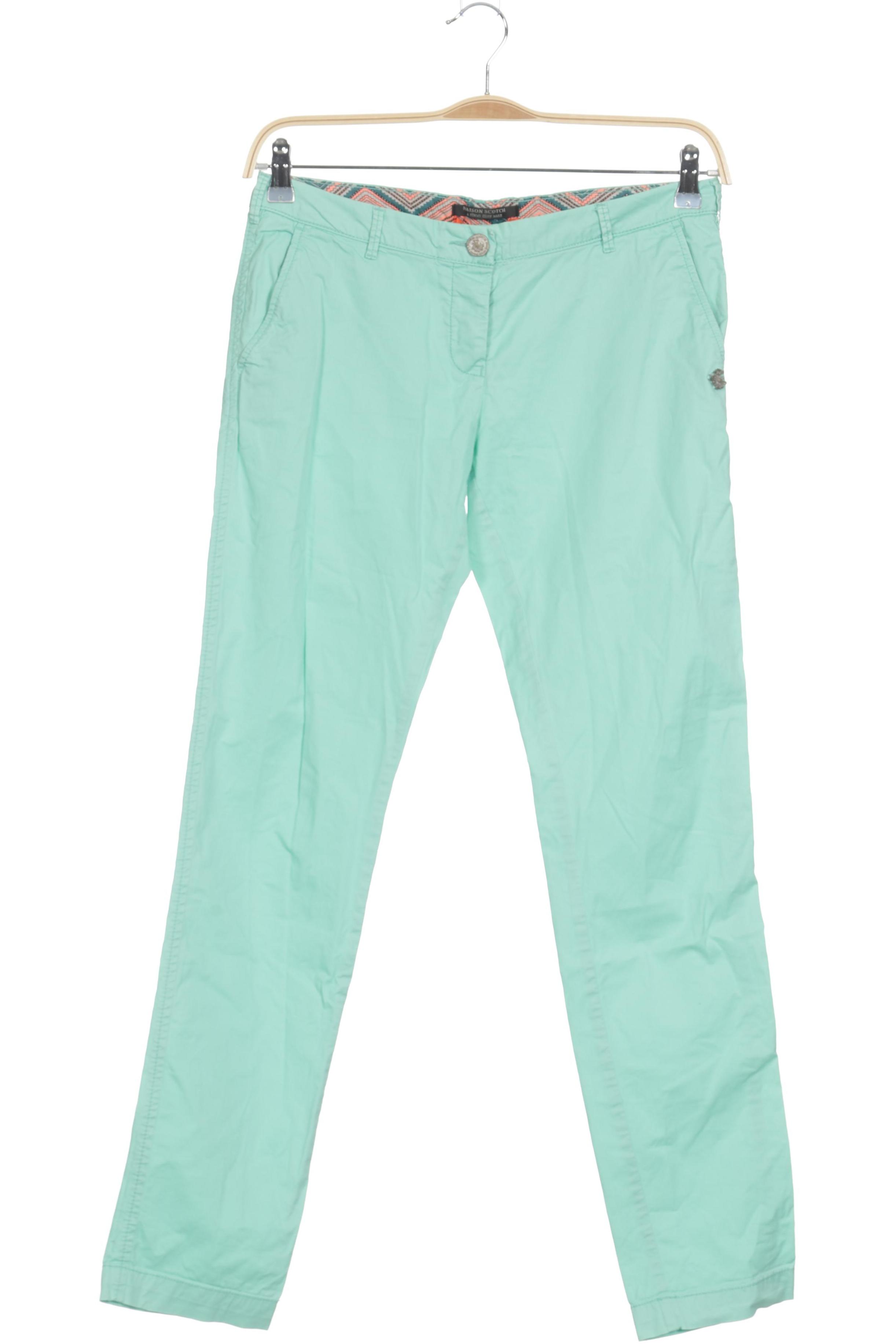 

Maison Scotch Damen Stoffhose, türkis, Gr. 28