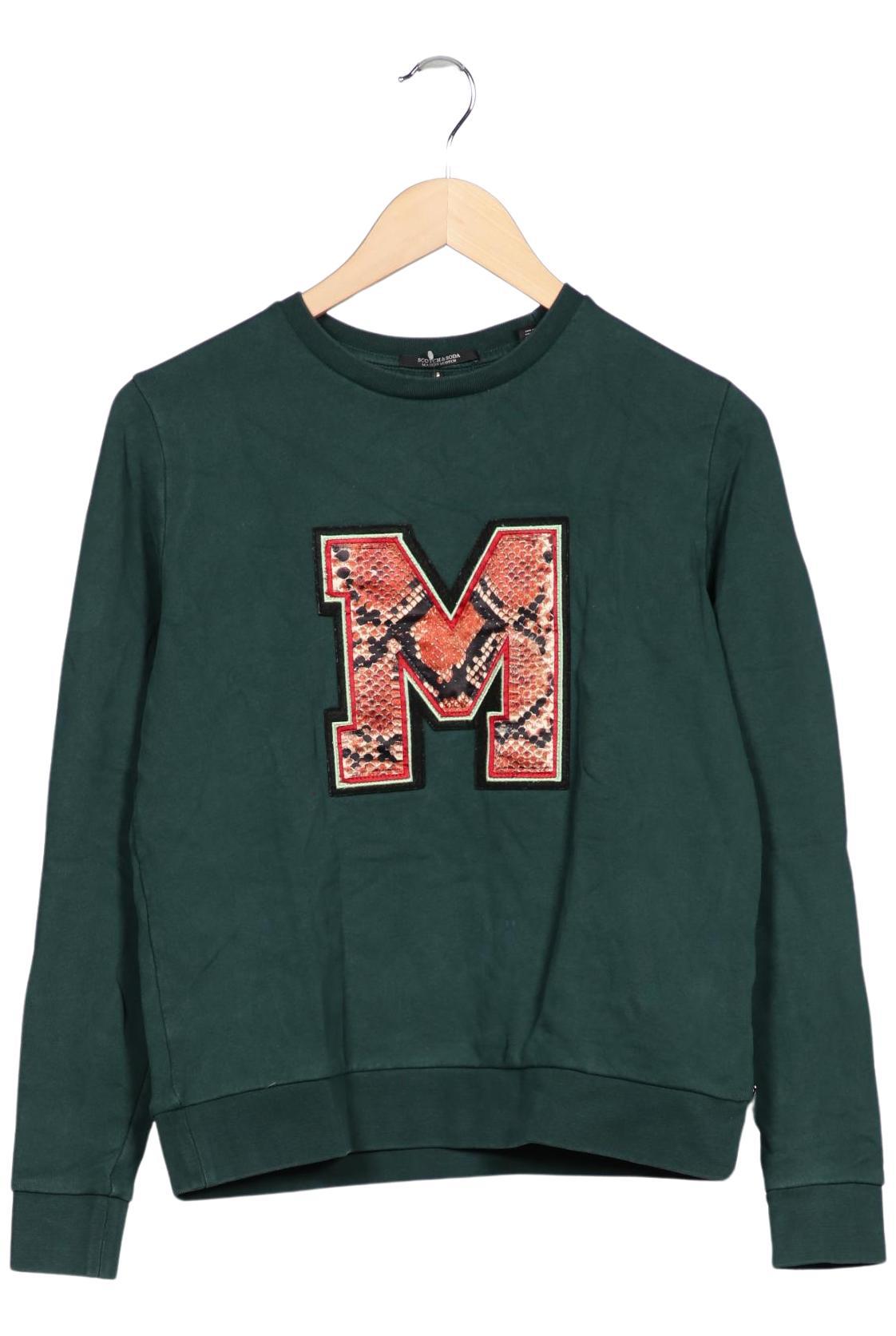 

Maison Scotch Damen Sweatshirt, grün, Gr. 36