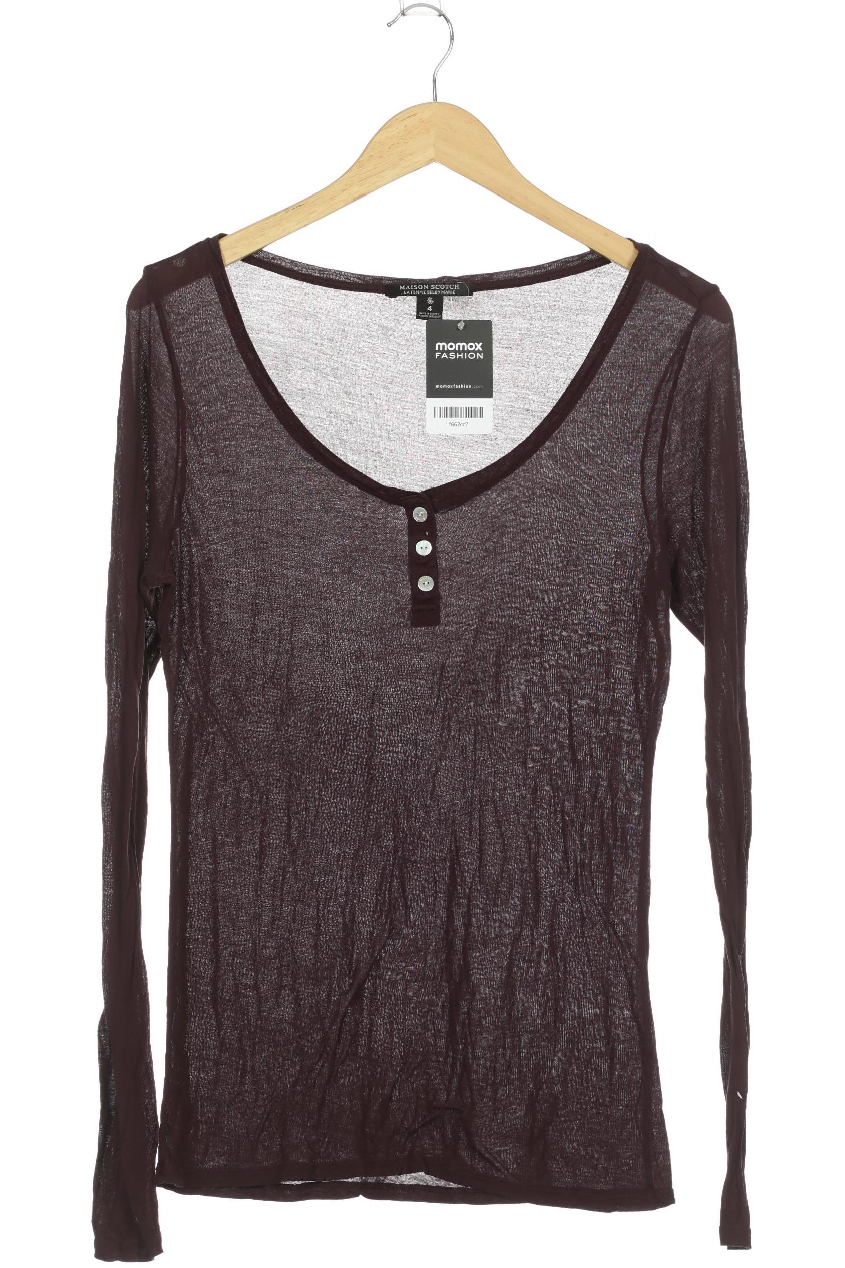 

Maison Scotch Damen Langarmshirt, rot, Gr. 42