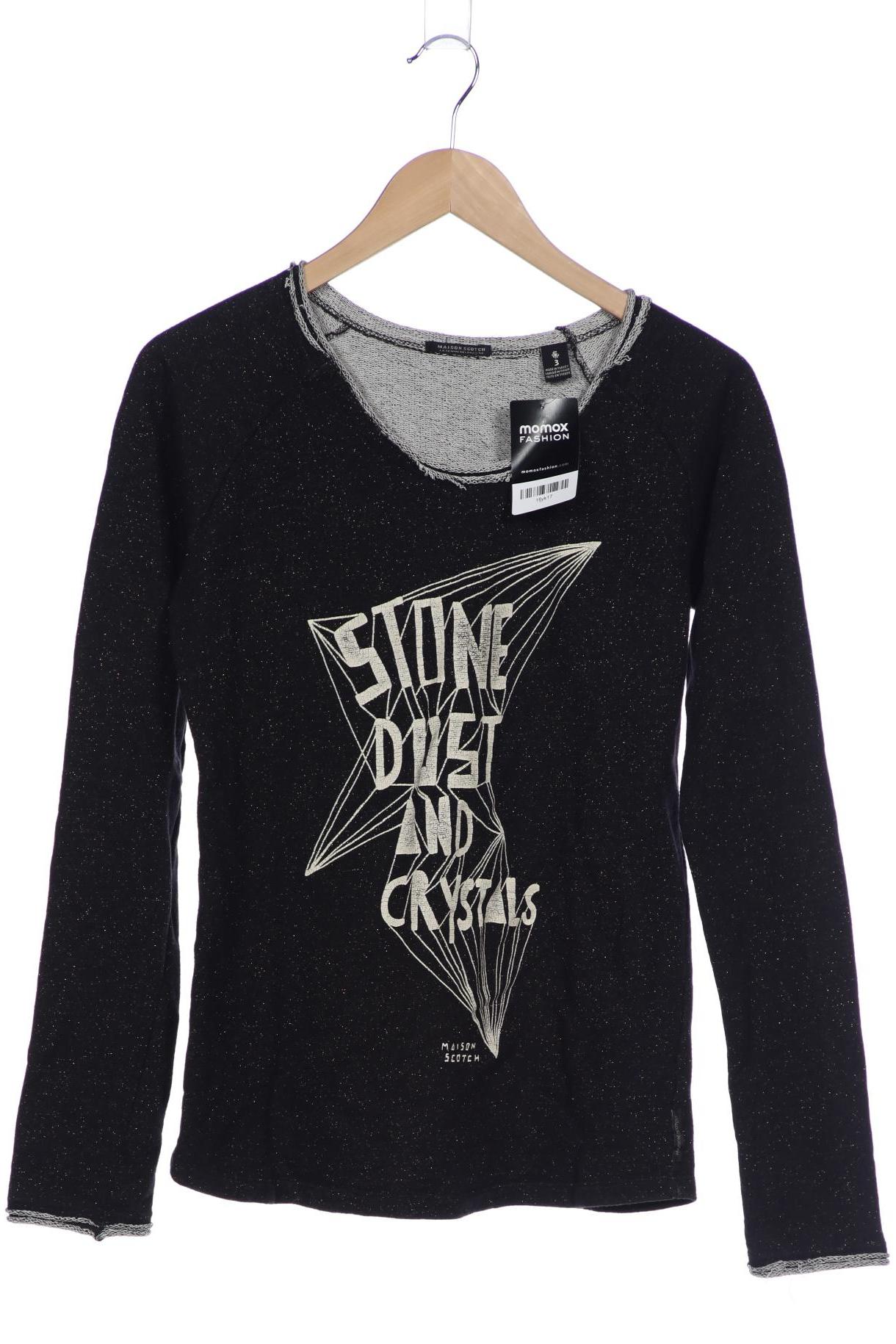 

Maison Scotch Damen Sweatshirt, schwarz, Gr. 40