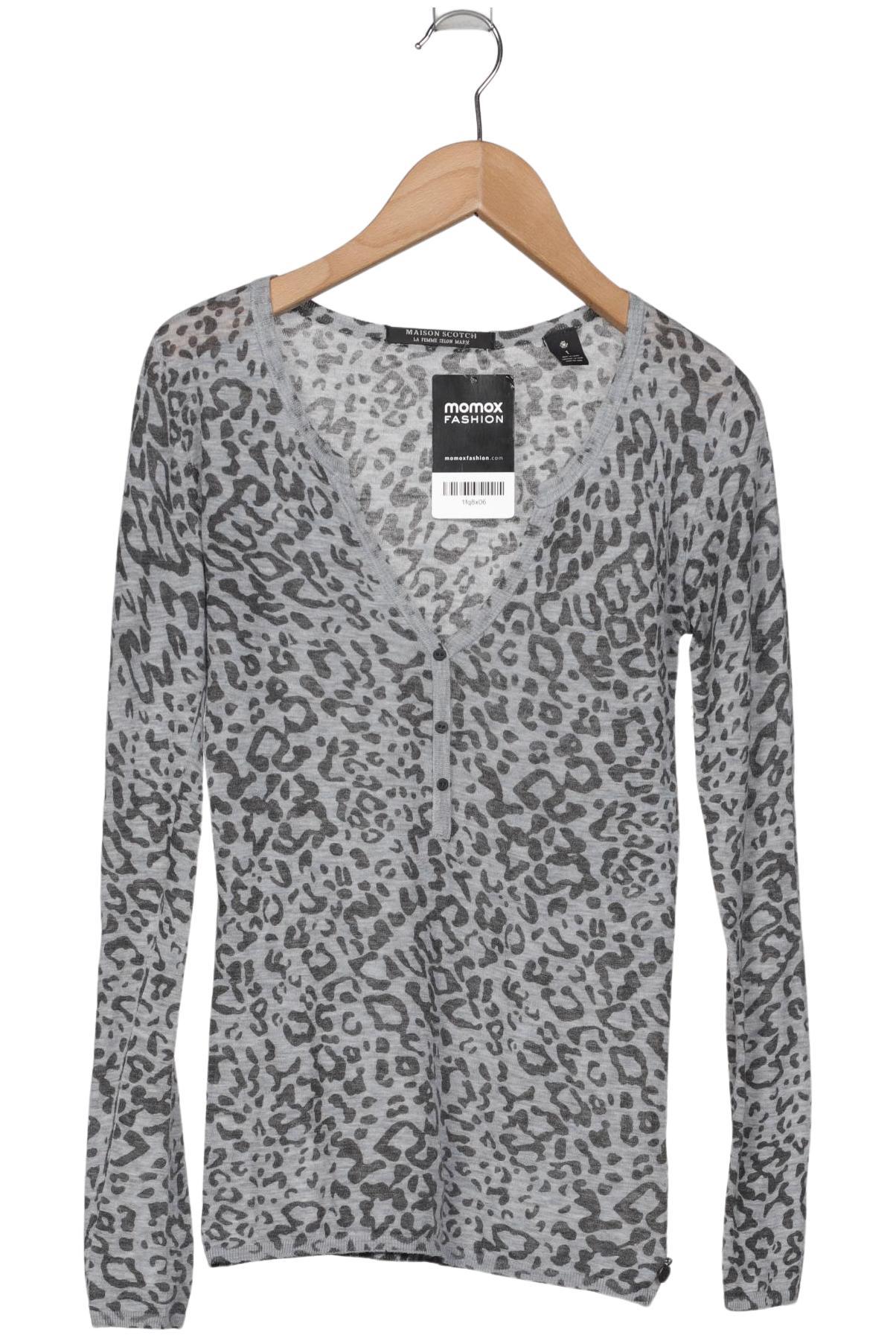

Maison Scotch Damen Langarmshirt, grau, Gr. 36