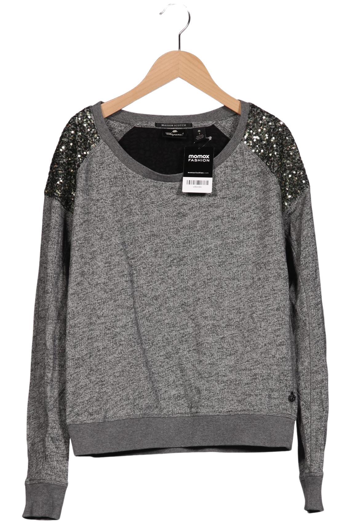 

Maison Scotch Damen Sweatshirt, grau, Gr. 36