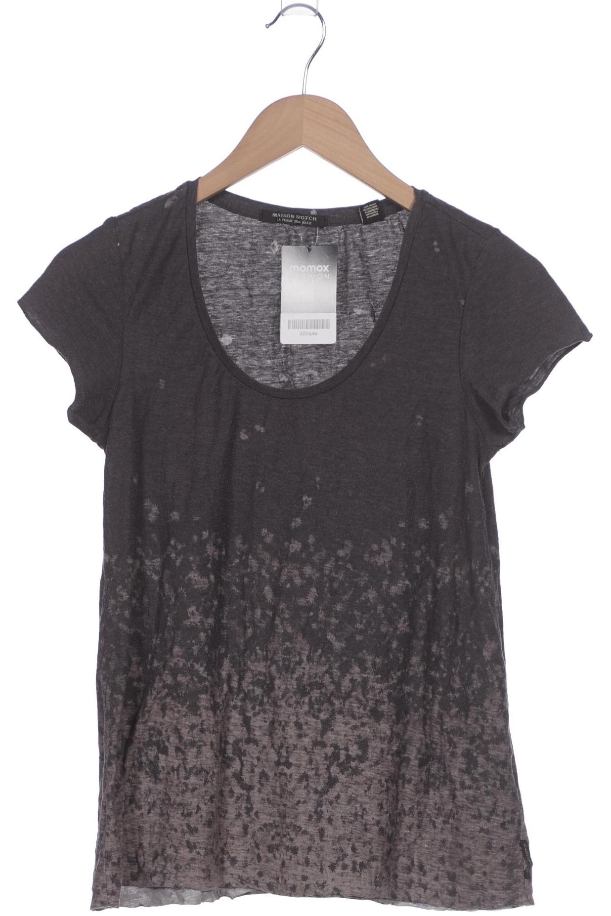 

Maison Scotch Damen T-Shirt, grau, Gr. 34