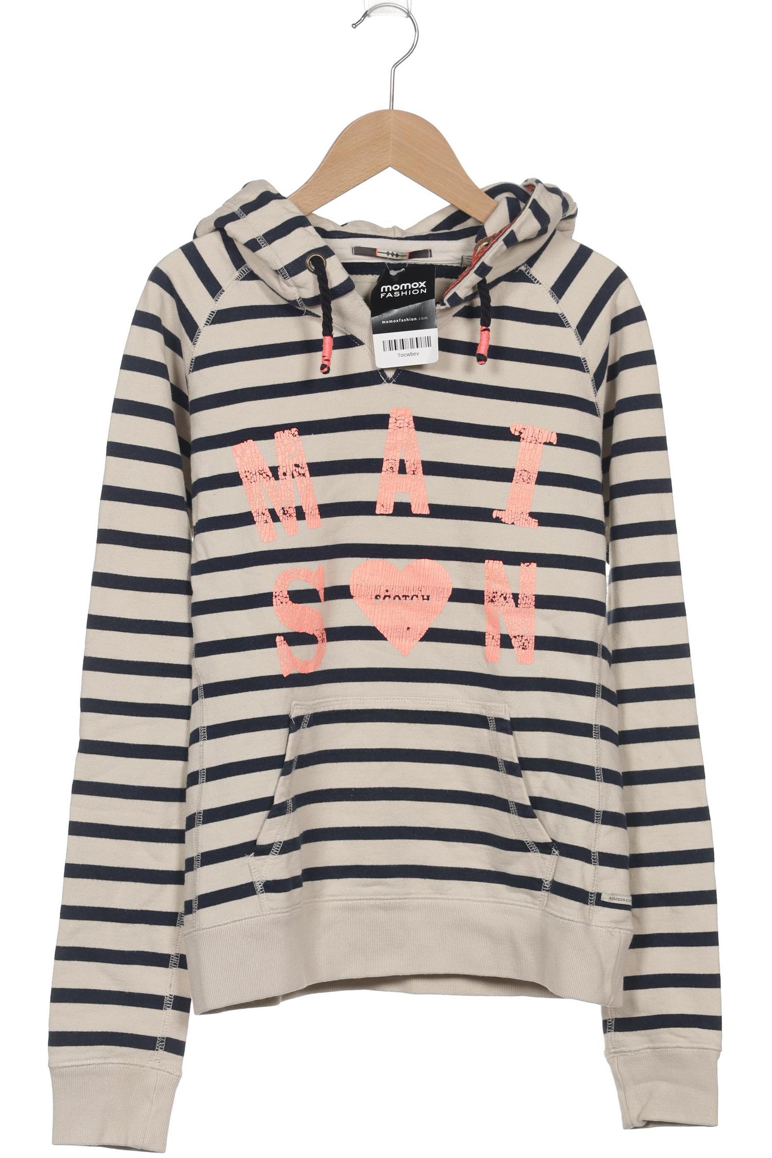 

Maison Scotch Damen Kapuzenpullover, beige, Gr. 36