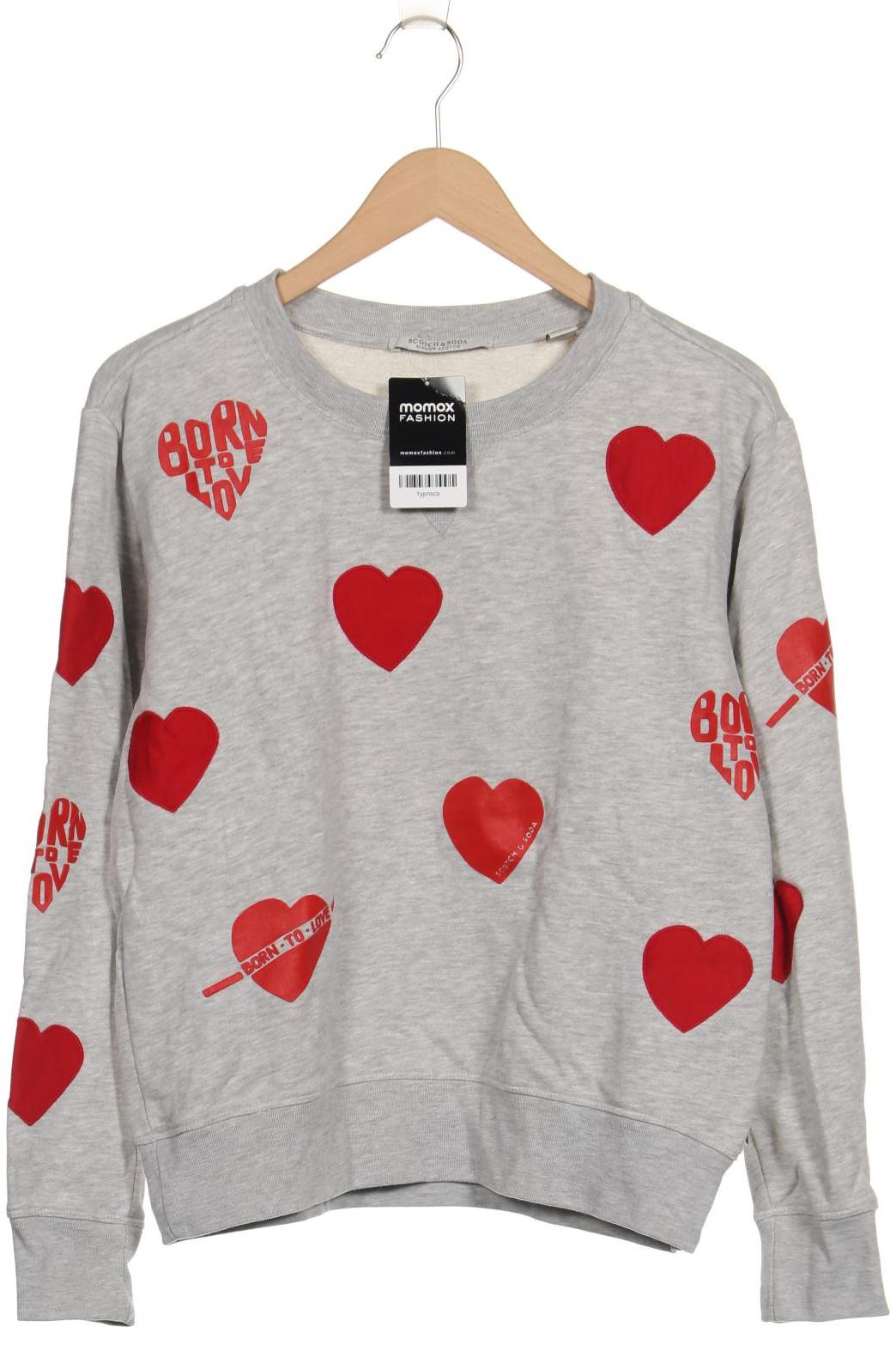 

Maison Scotch Damen Sweatshirt, grau, Gr. 42