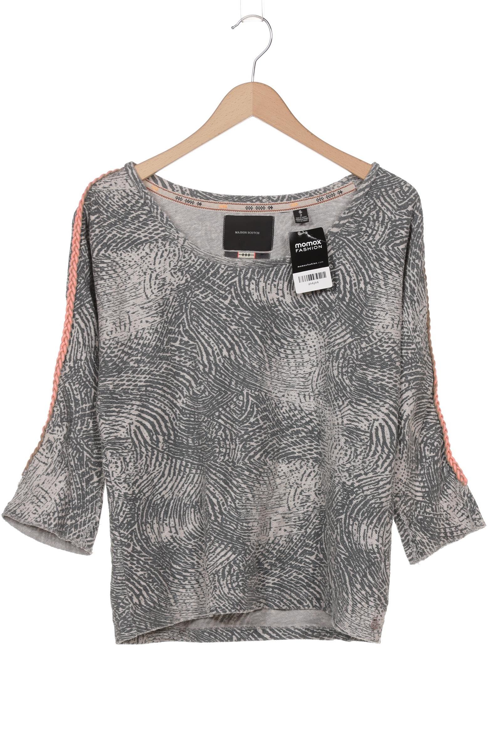 

Maison Scotch Damen Sweatshirt, grau, Gr. 38