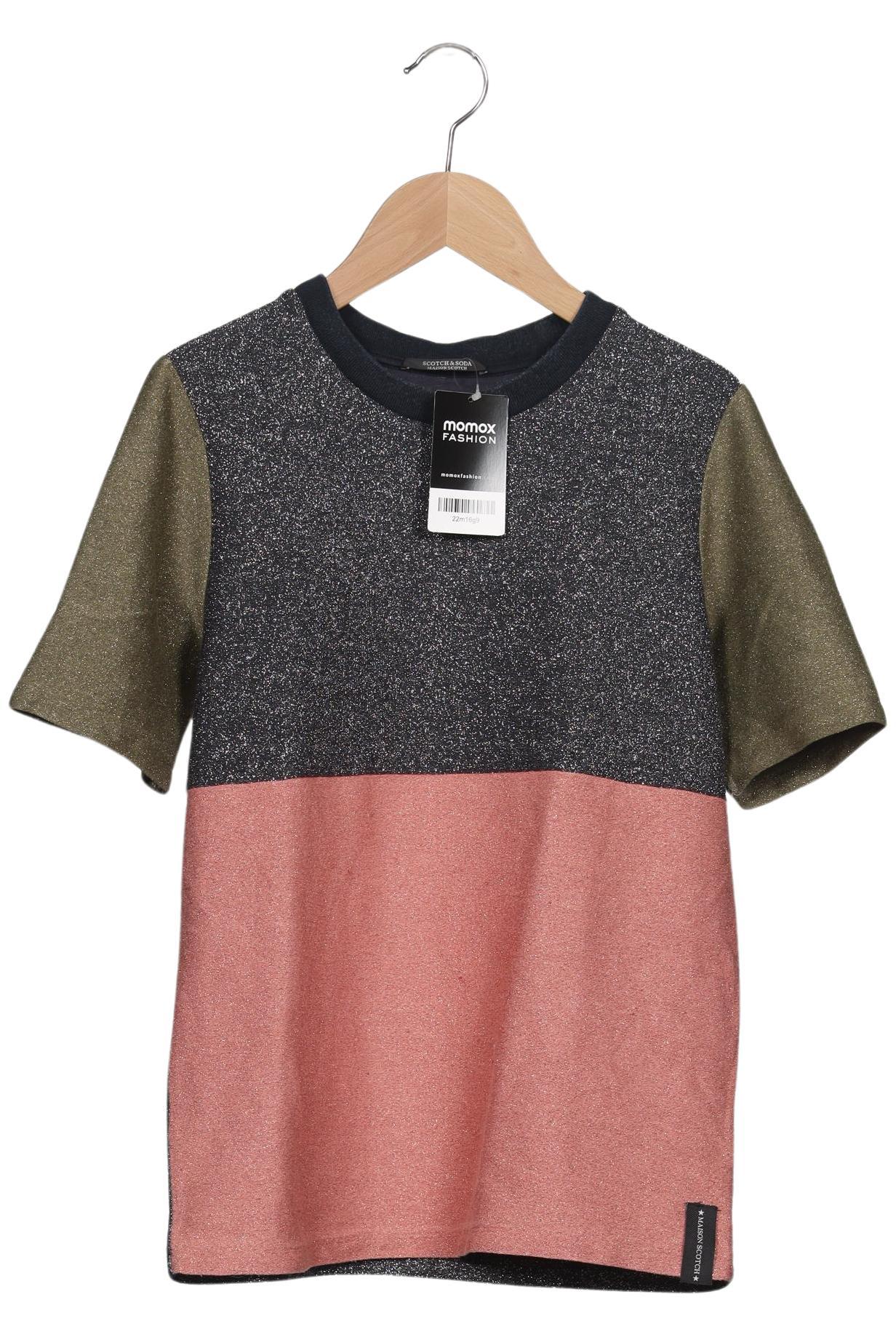 

Maison Scotch Damen T-Shirt, mehrfarbig, Gr. 36