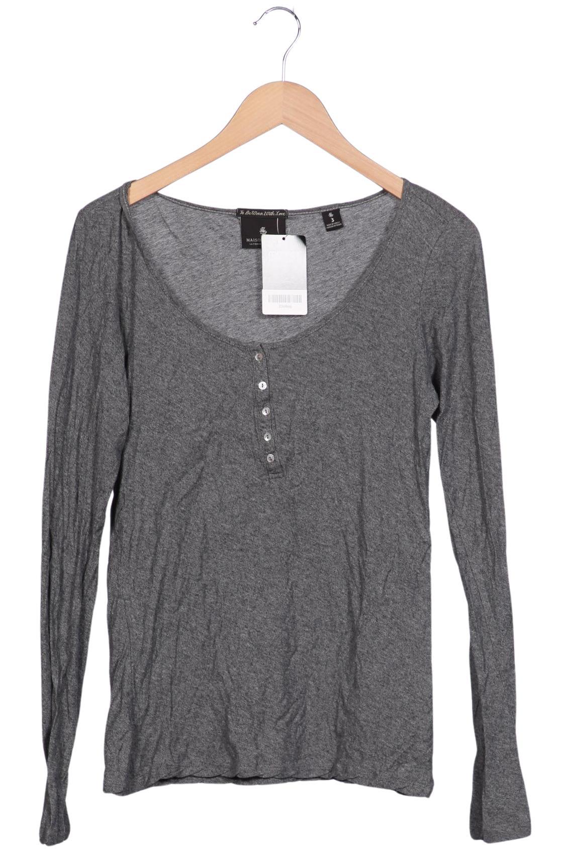 

Maison Scotch Damen Langarmshirt, schwarz, Gr. 40