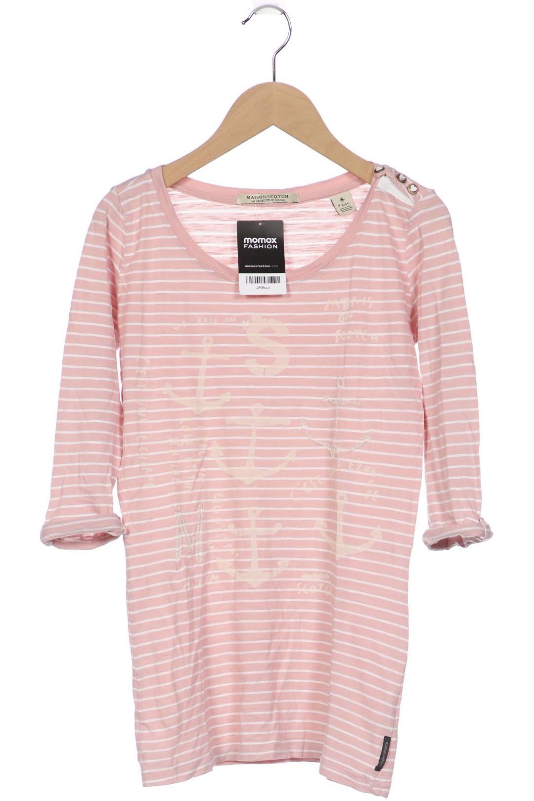 

Maison Scotch Damen Langarmshirt, pink, Gr. 36