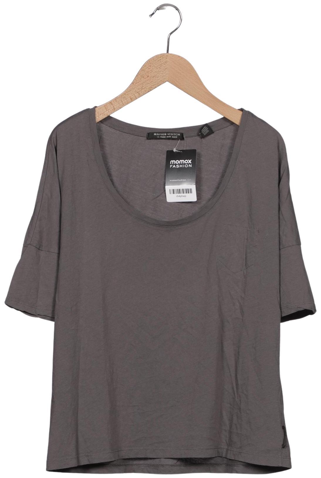 

Maison Scotch Damen T-Shirt, grau, Gr. 36