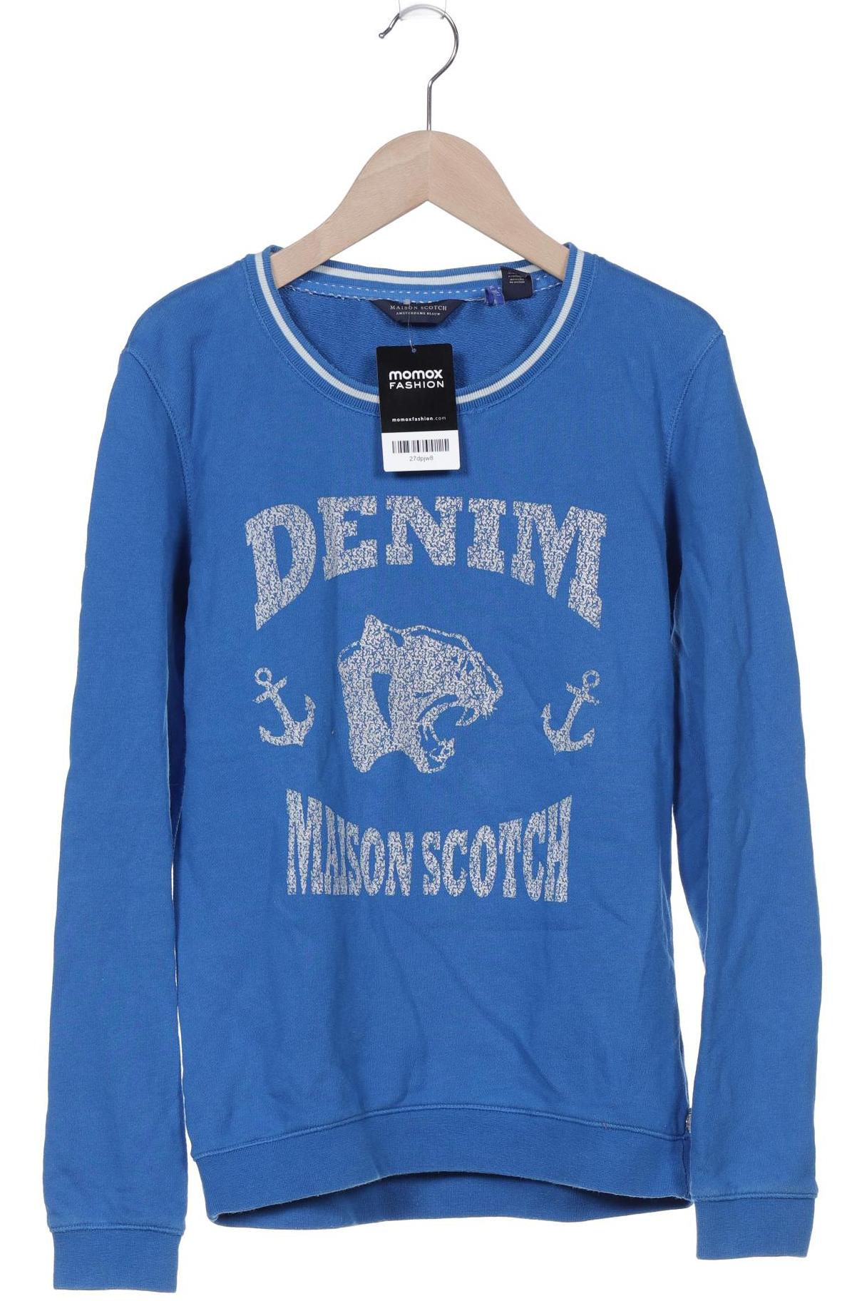 

Maison Scotch Damen Sweatshirt, blau, Gr. 38