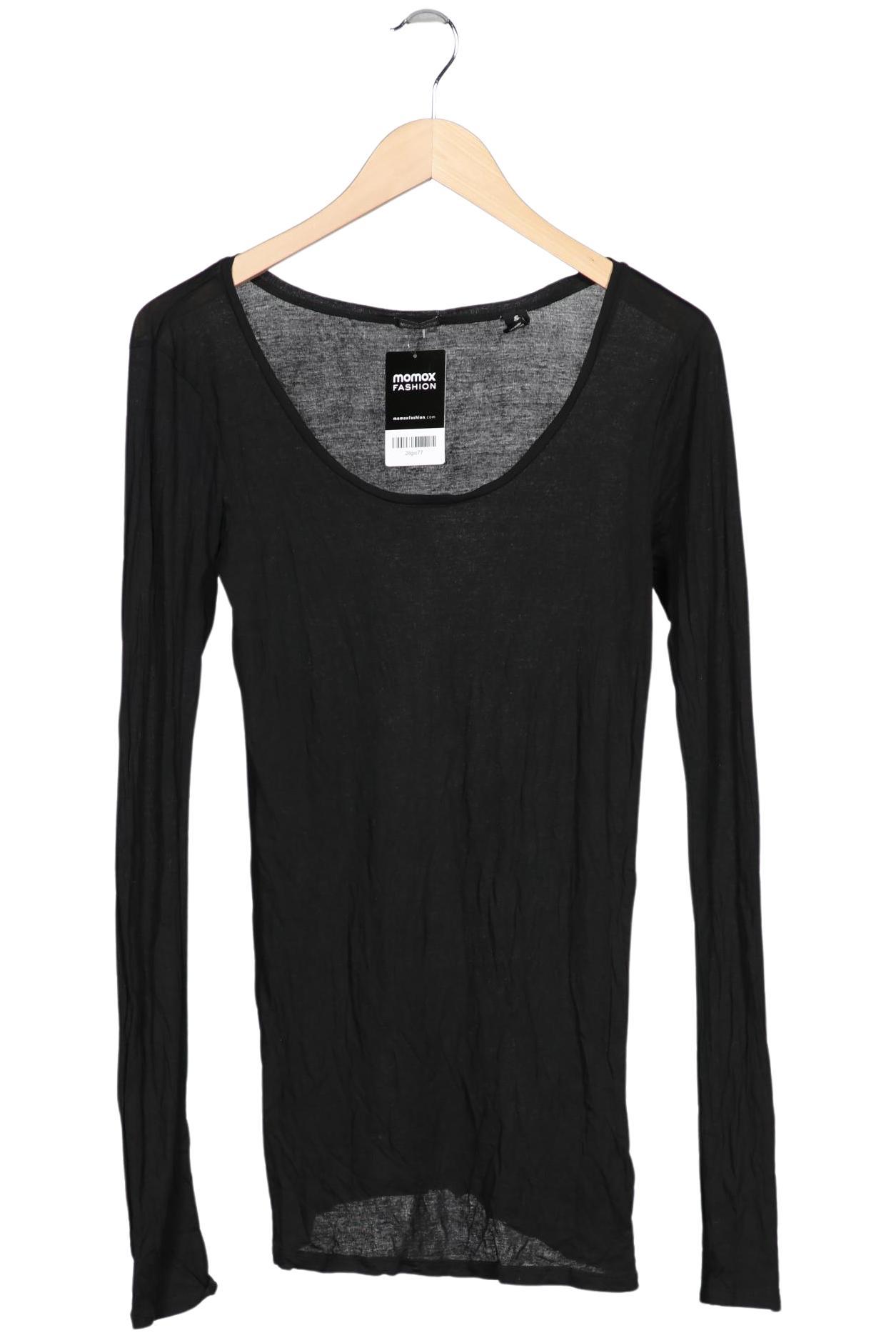 

Maison Scotch Damen Langarmshirt, schwarz, Gr. 40