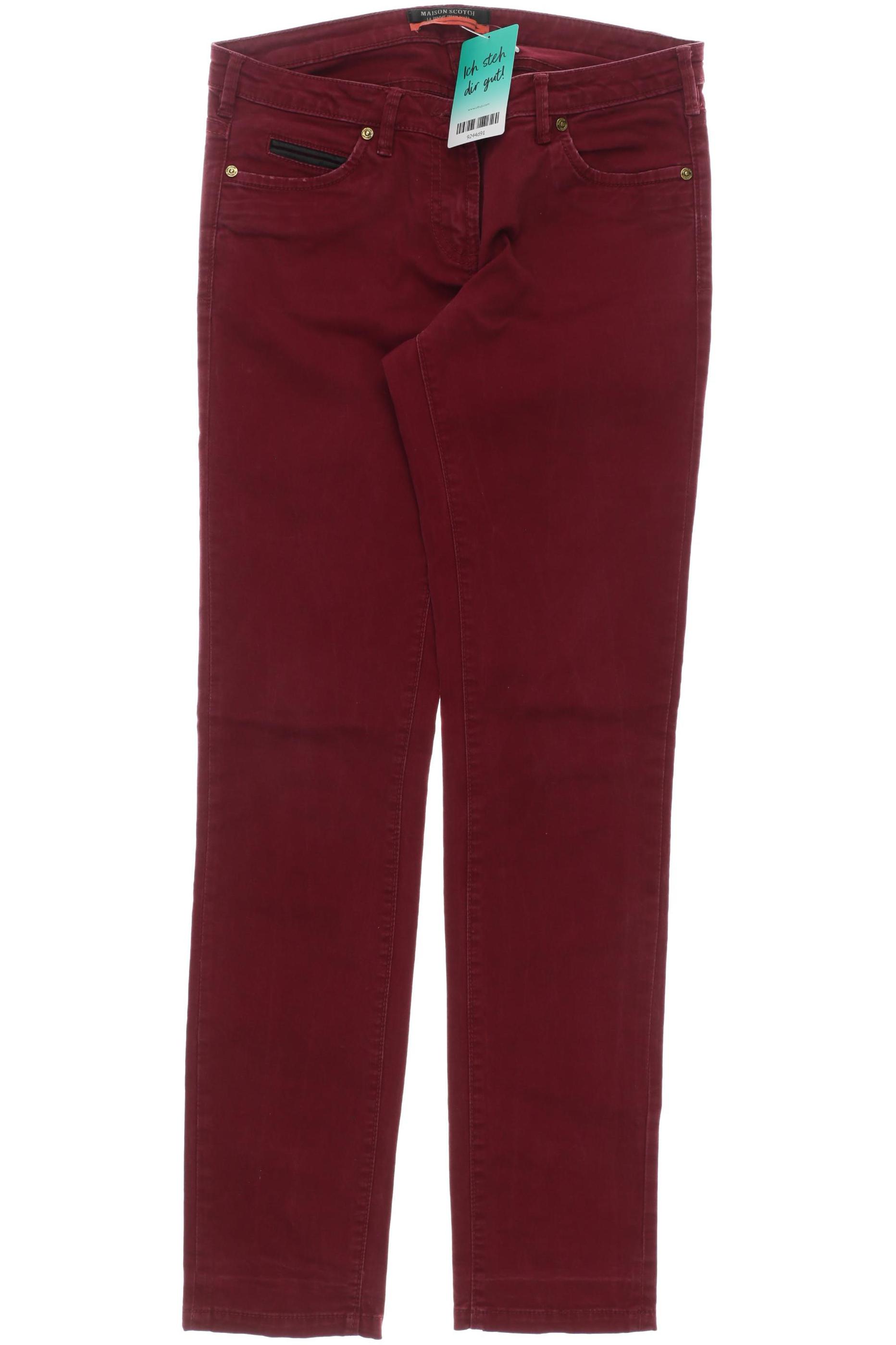 

Maison Scotch Damen Jeans, rot, Gr. 27