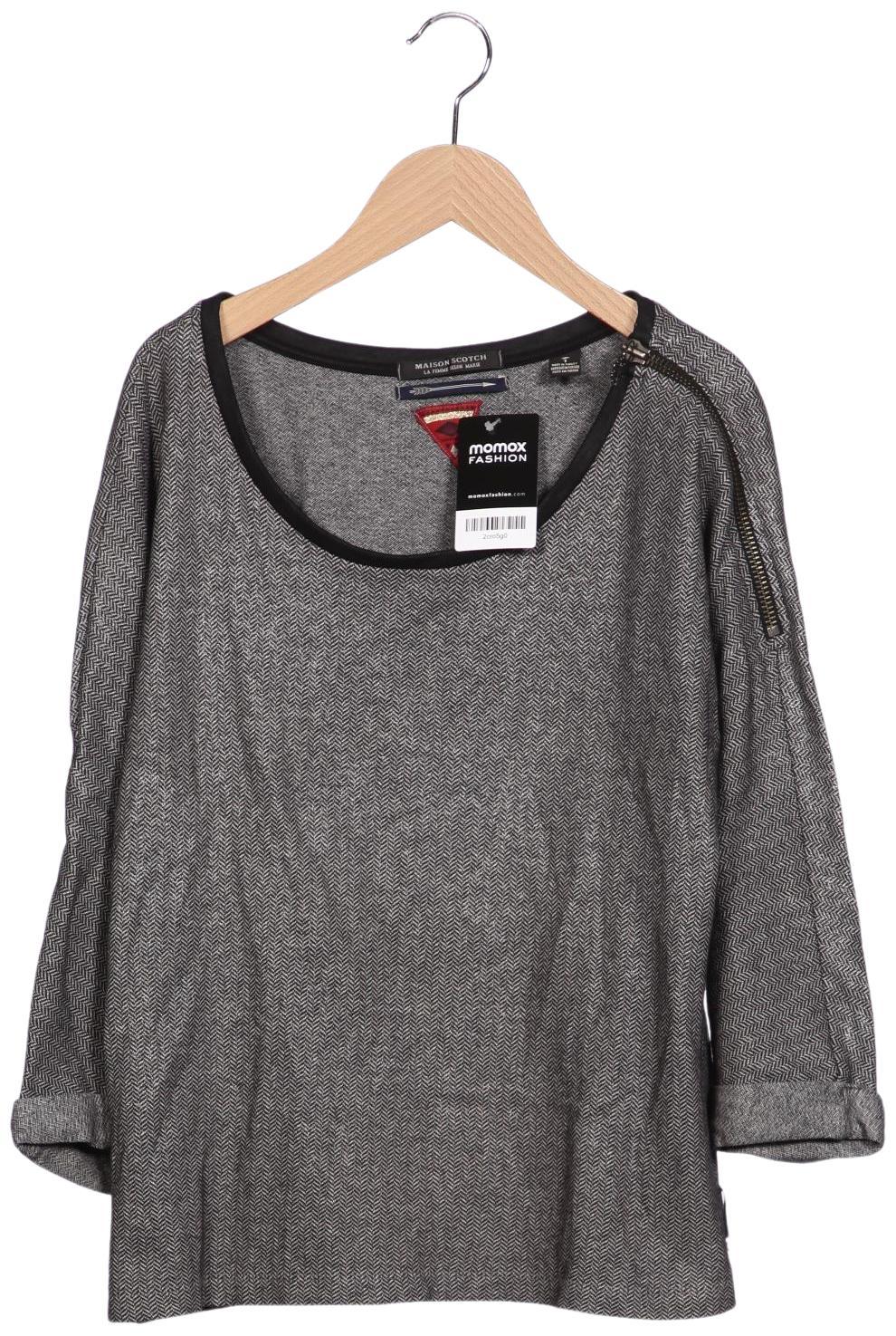 

Maison Scotch Damen Sweatshirt, grau, Gr. 36